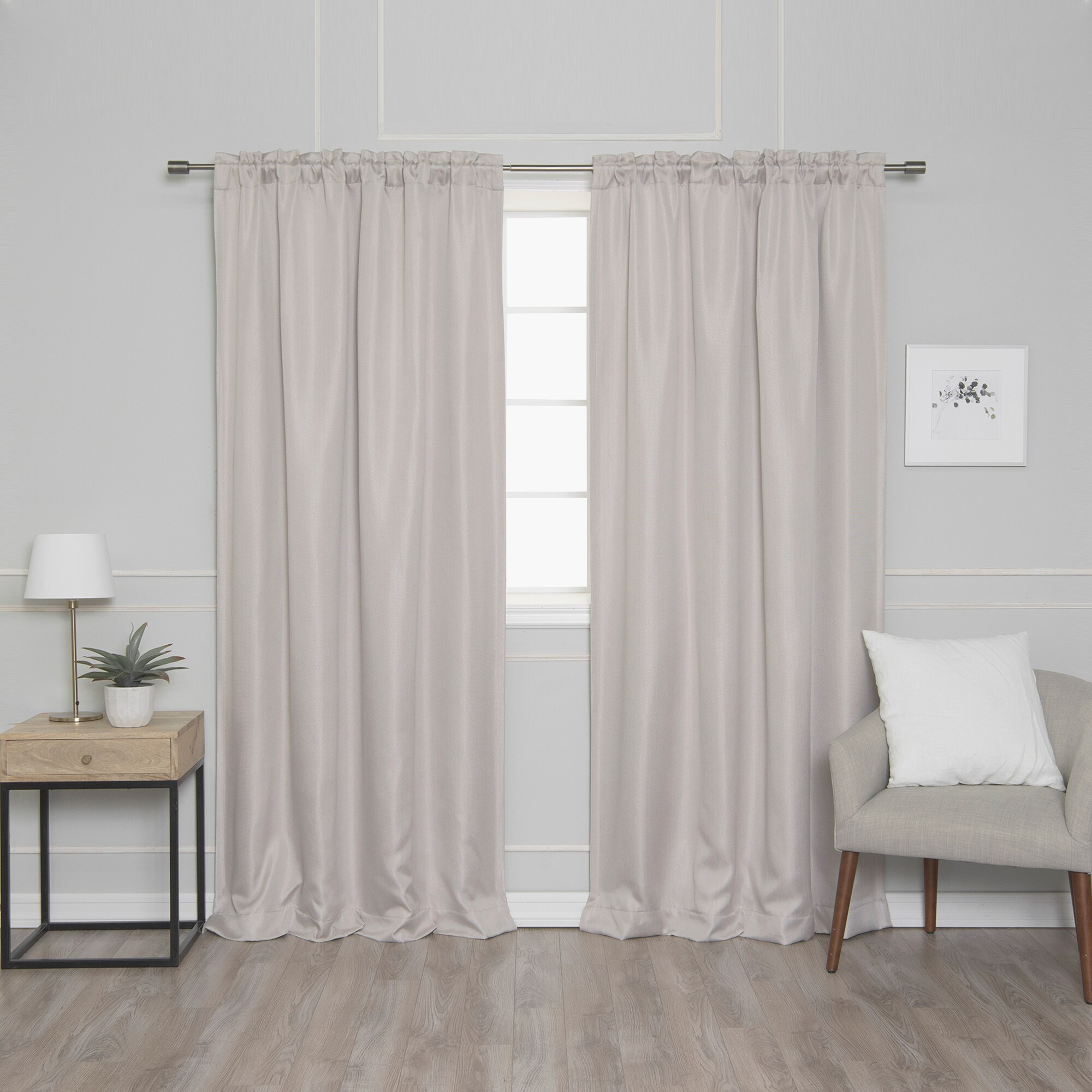 Best Home Fashion JC-06-BAK-84-BEIGE curtains - View #5