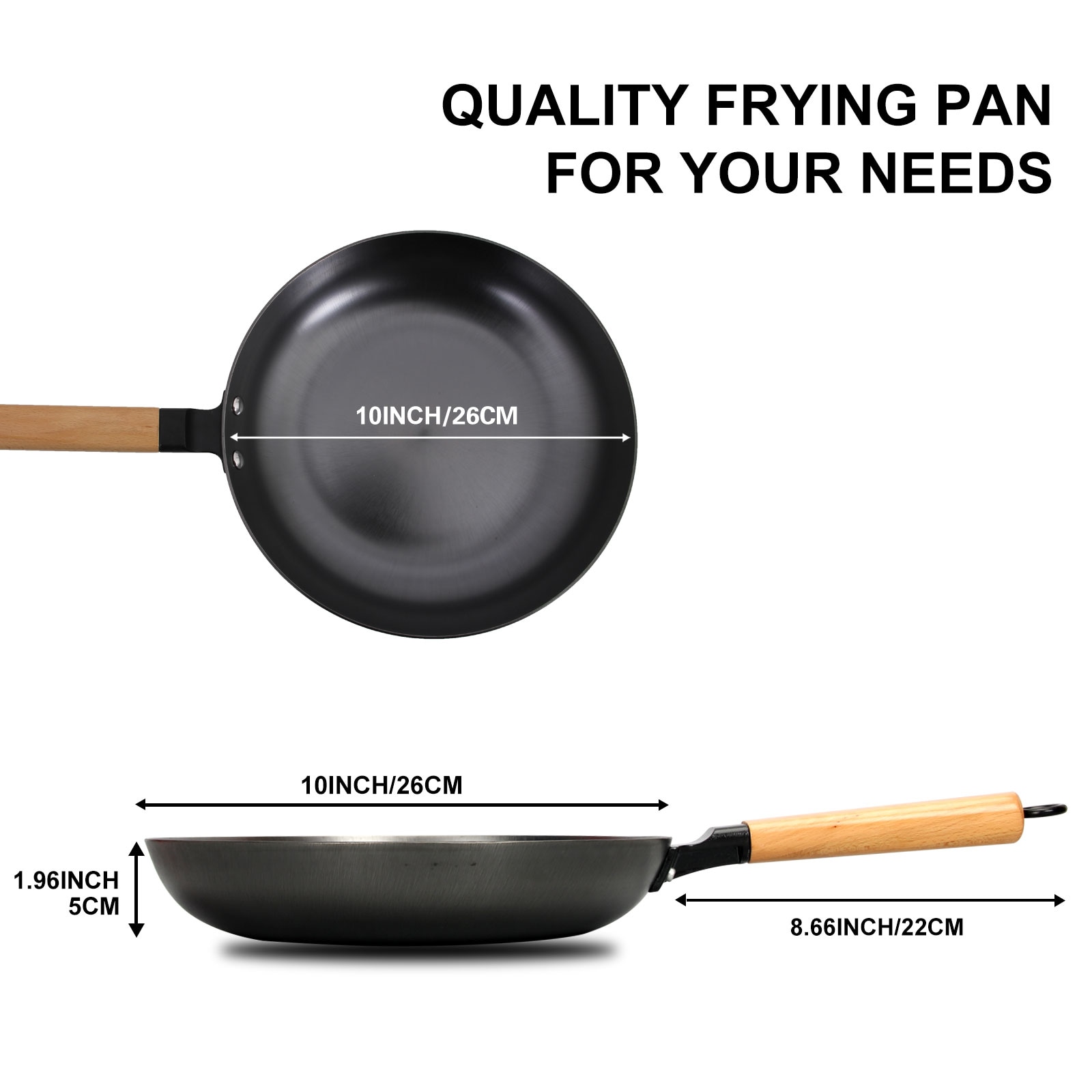 LTMATE LSNR-0810-BLK Cooking-Pans-Skillets - View #3