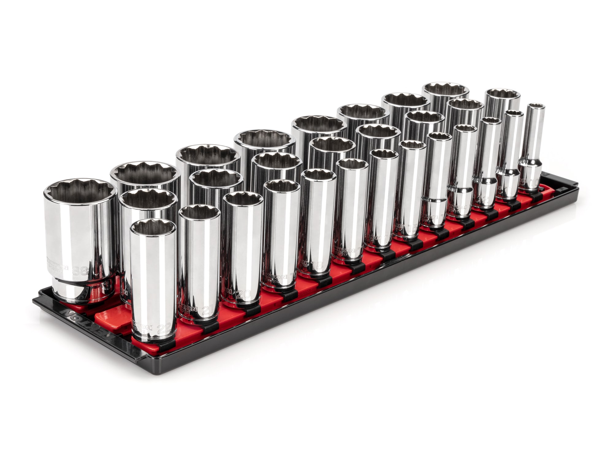 TEKTON SHD92129 1/2-in Drive Metric Deep Socket Set 29 -Pieces