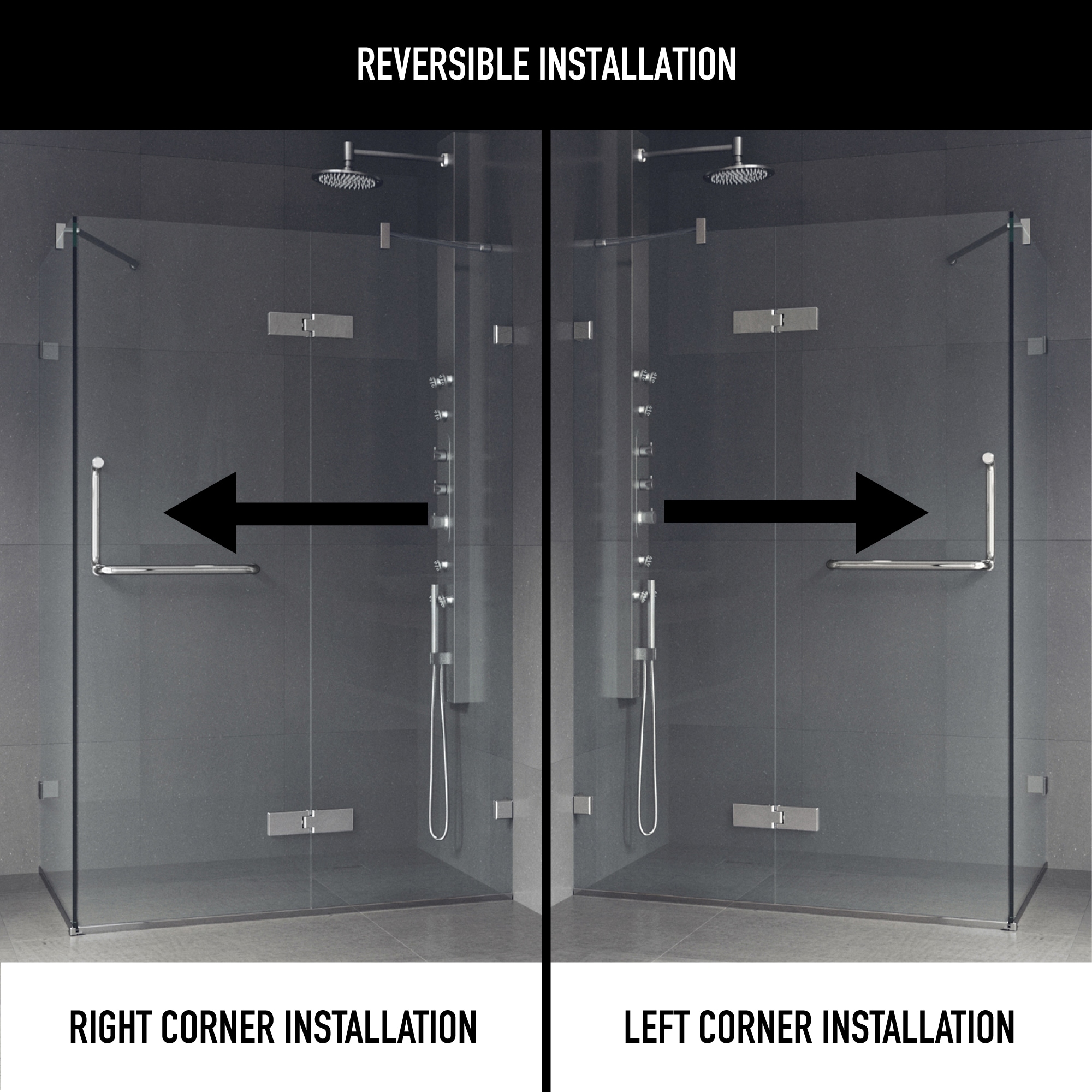 VIGO VG6011BNCL40 Shower-Doors - View #3