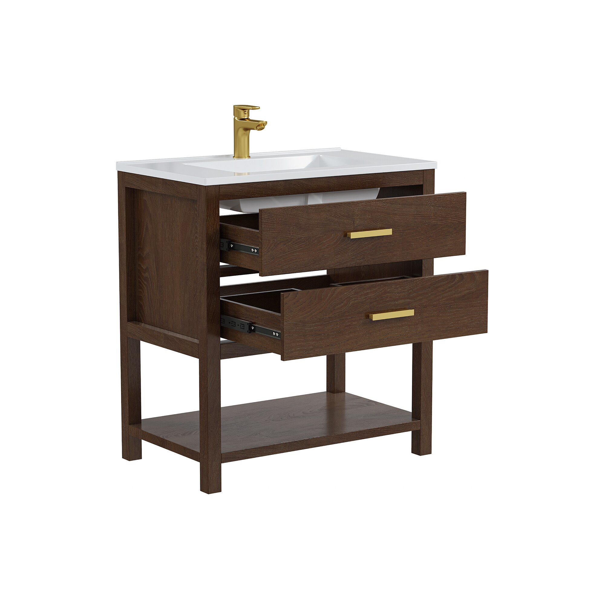 DELUXE LIVING V24030KD-30WT Bath-Vanity-Combo - View #4