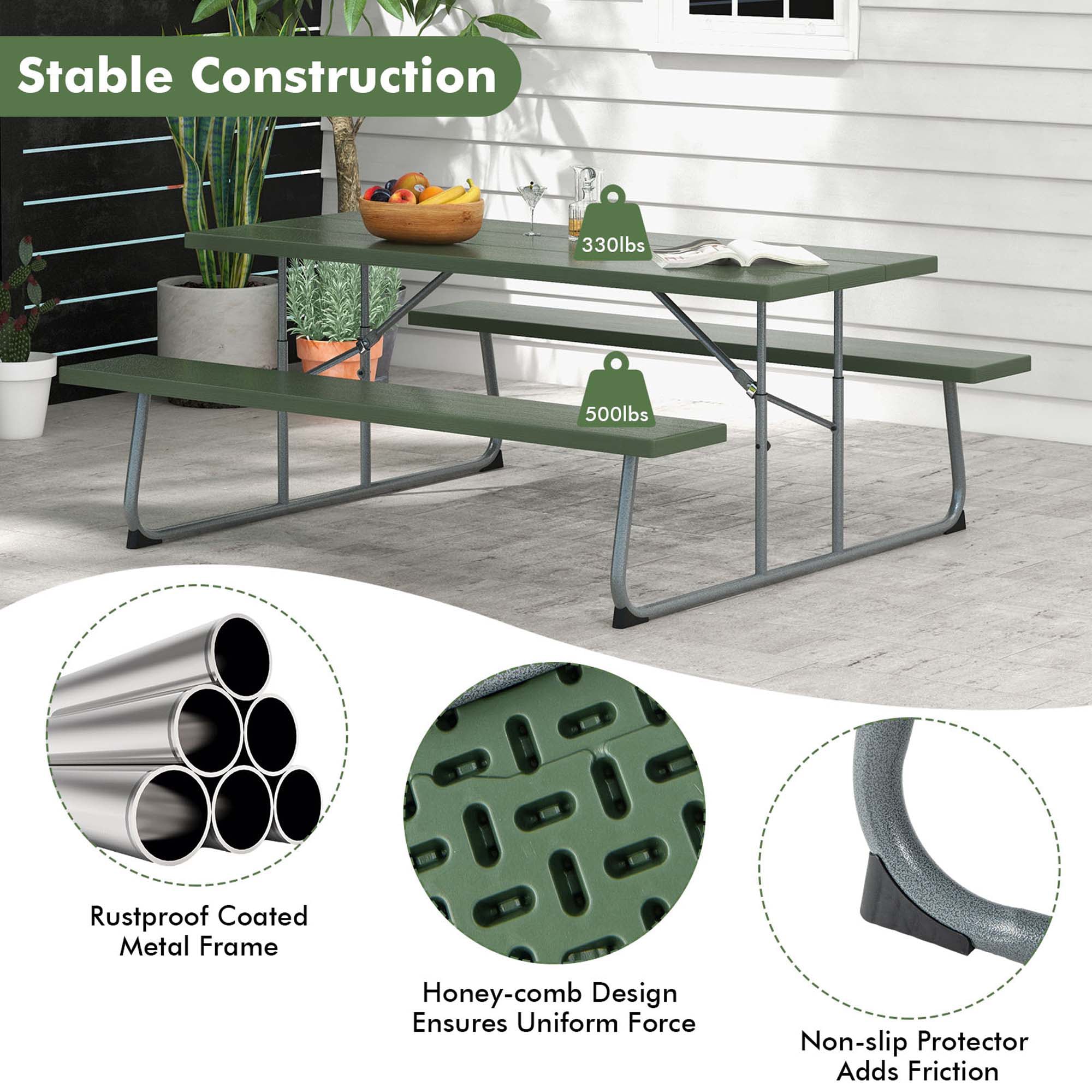 Costway HCST01513 Patio-Tables - View #5