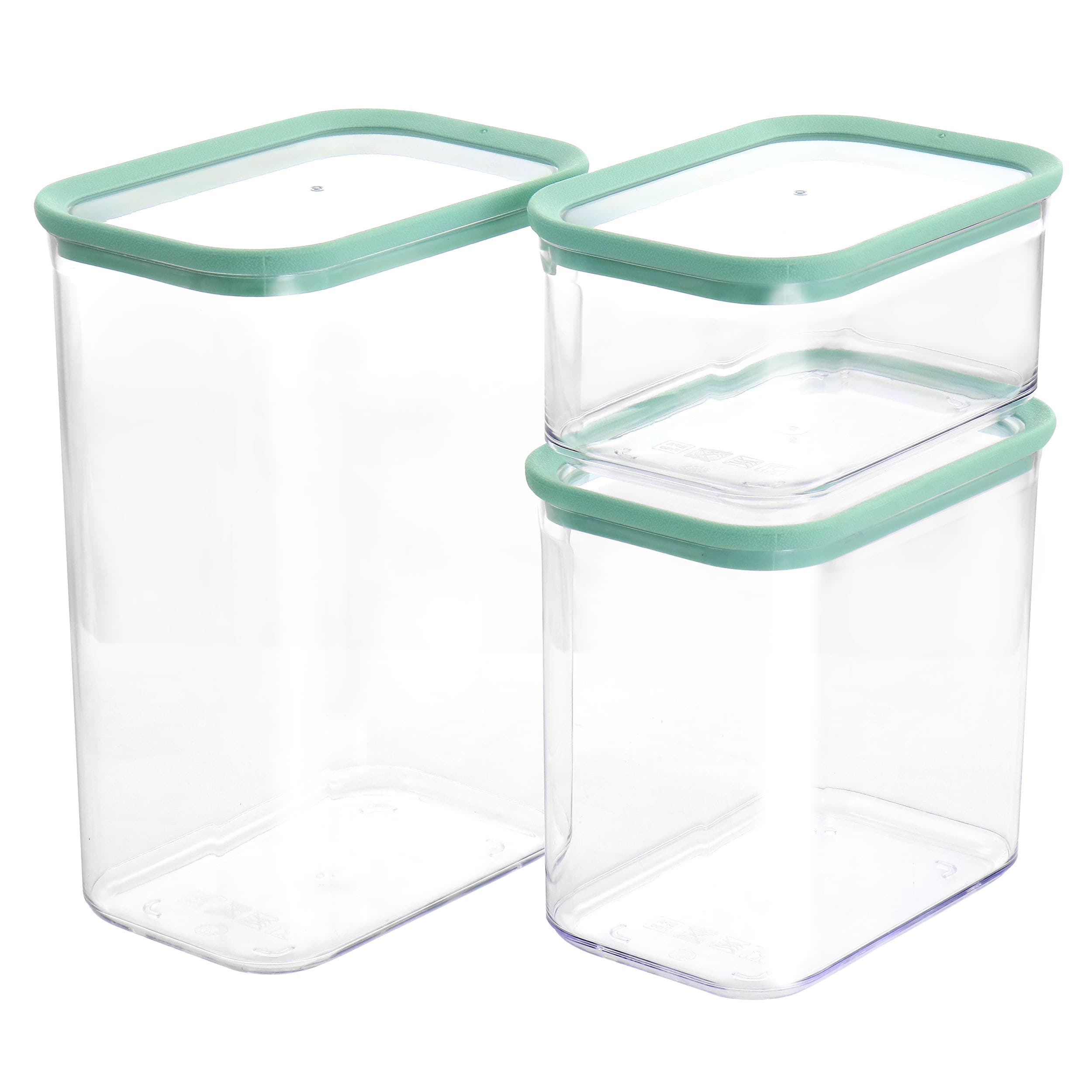 Martha Stewart 6-Pack Multisize Glass Reusable Food Storage Container Set  in the Food Storage Containers department at