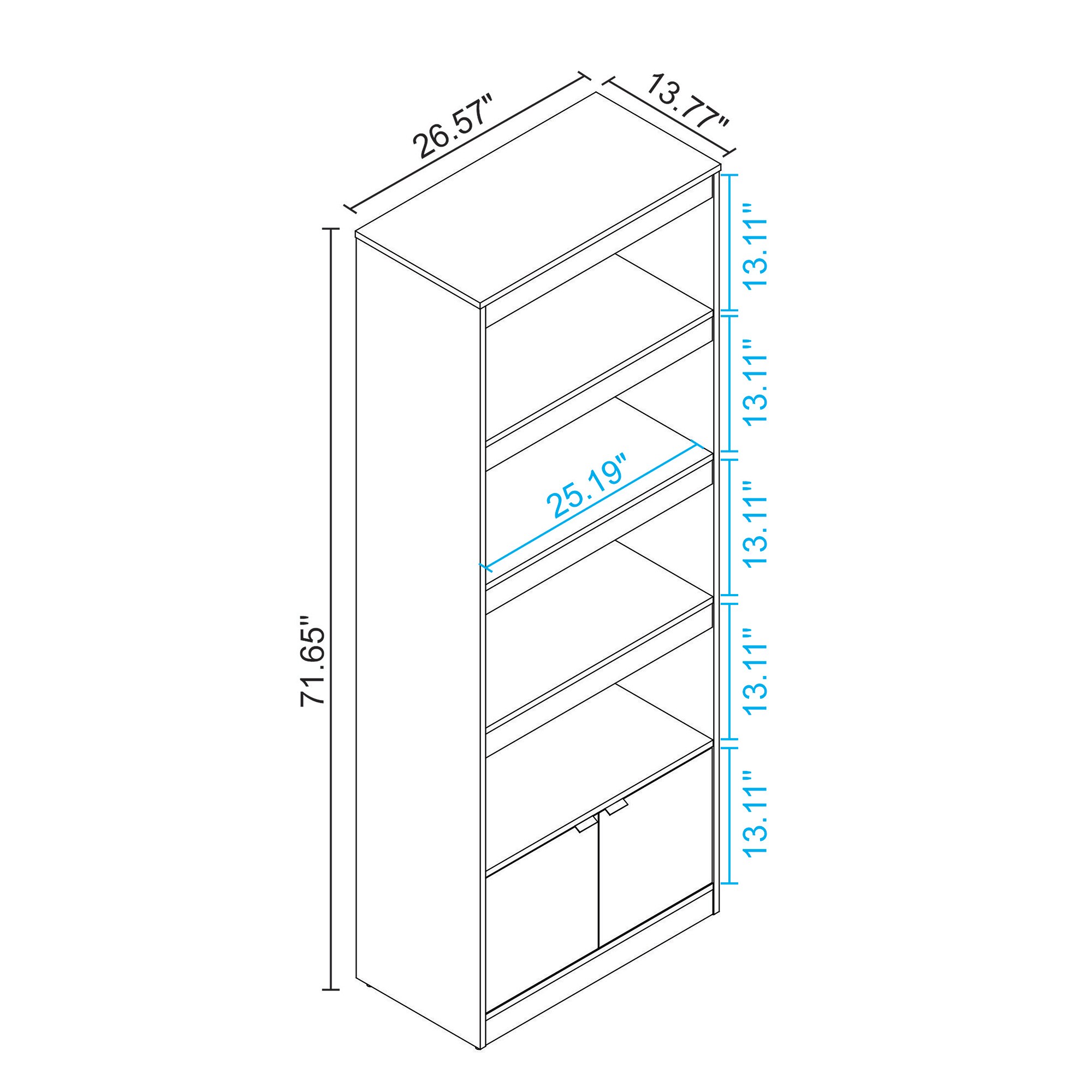 Manhattan Comfort BC-316AMC192 bookcases - View #3