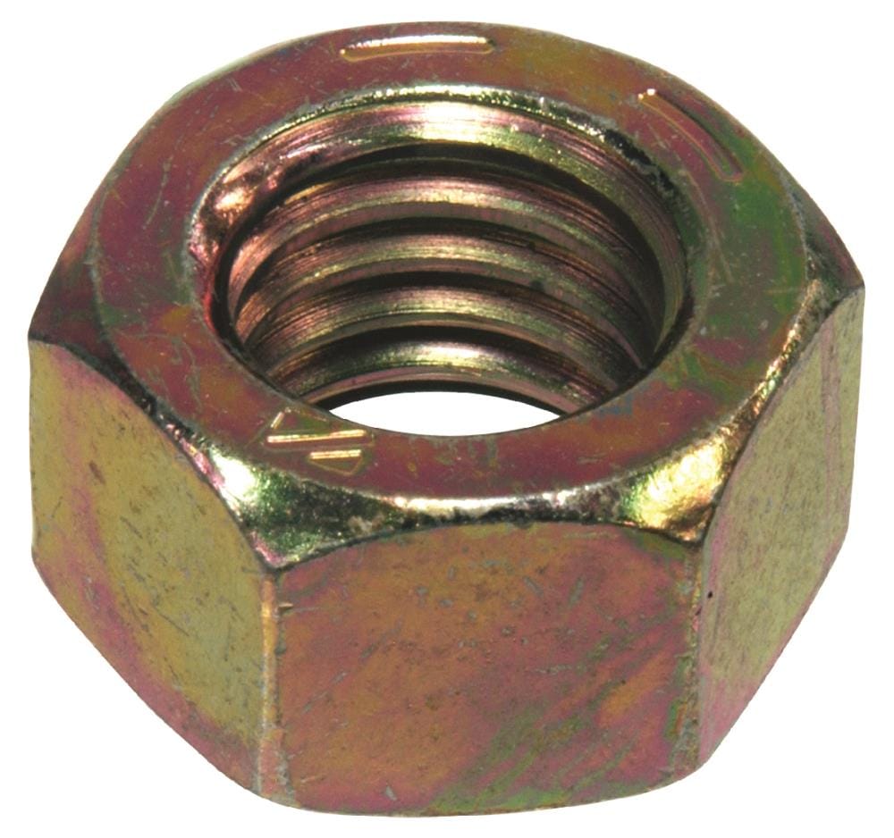 Hillman 1/4-in x 20 Zinc-Plated Steel Hex Nut in the Hex Nuts department at