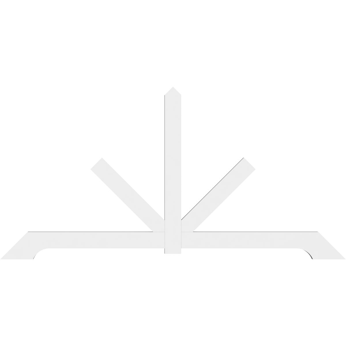 Ekena Millwork GBP084X42X0204VAN00 Exterior-Brackets-Braces - View #2