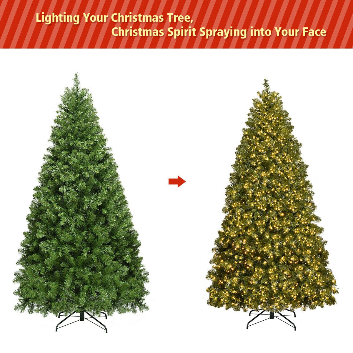 WELLFOR CM-HWY-20714 Artificial-Christmas-Trees - View #7