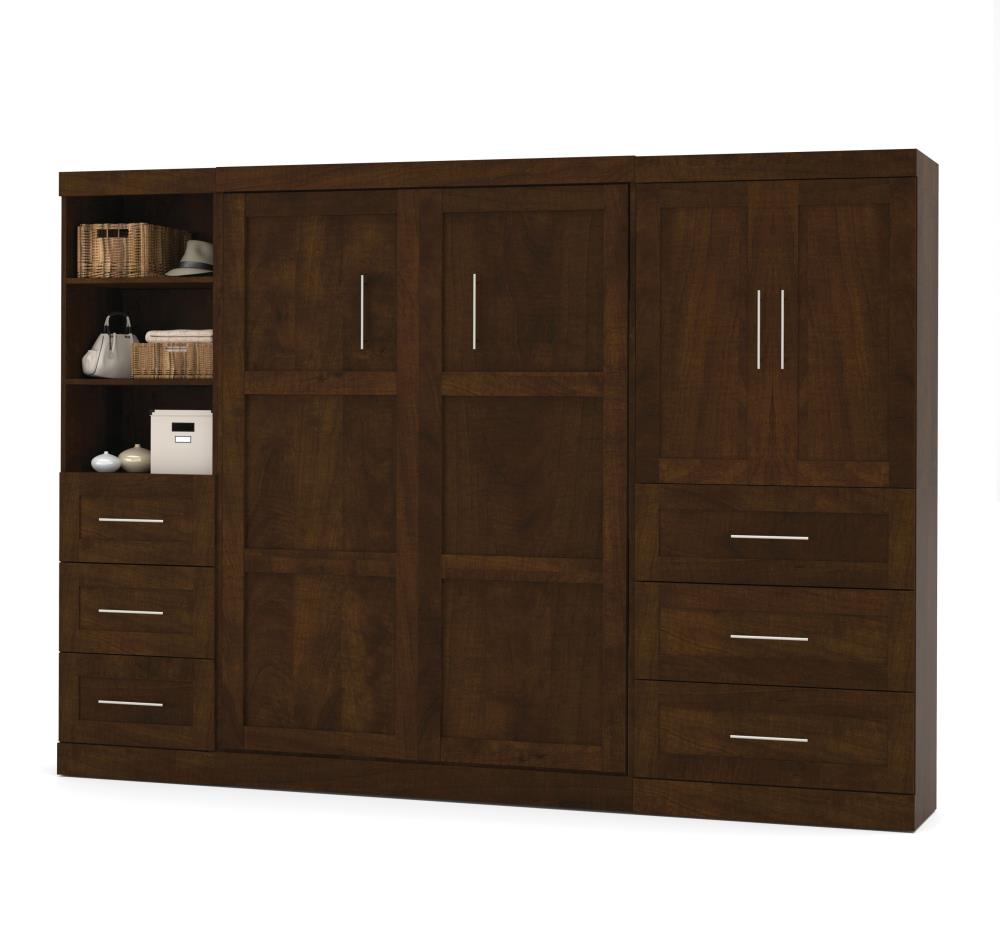Bestar 26899-69 Pur Chocolate Full Composite Murphy Bed