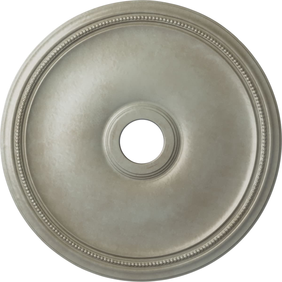 Ekena Millwork CM24THFLS Theia 24-in W x 24-in L Painted Flash Gold Polyurethane Whole Ceiling Medallion