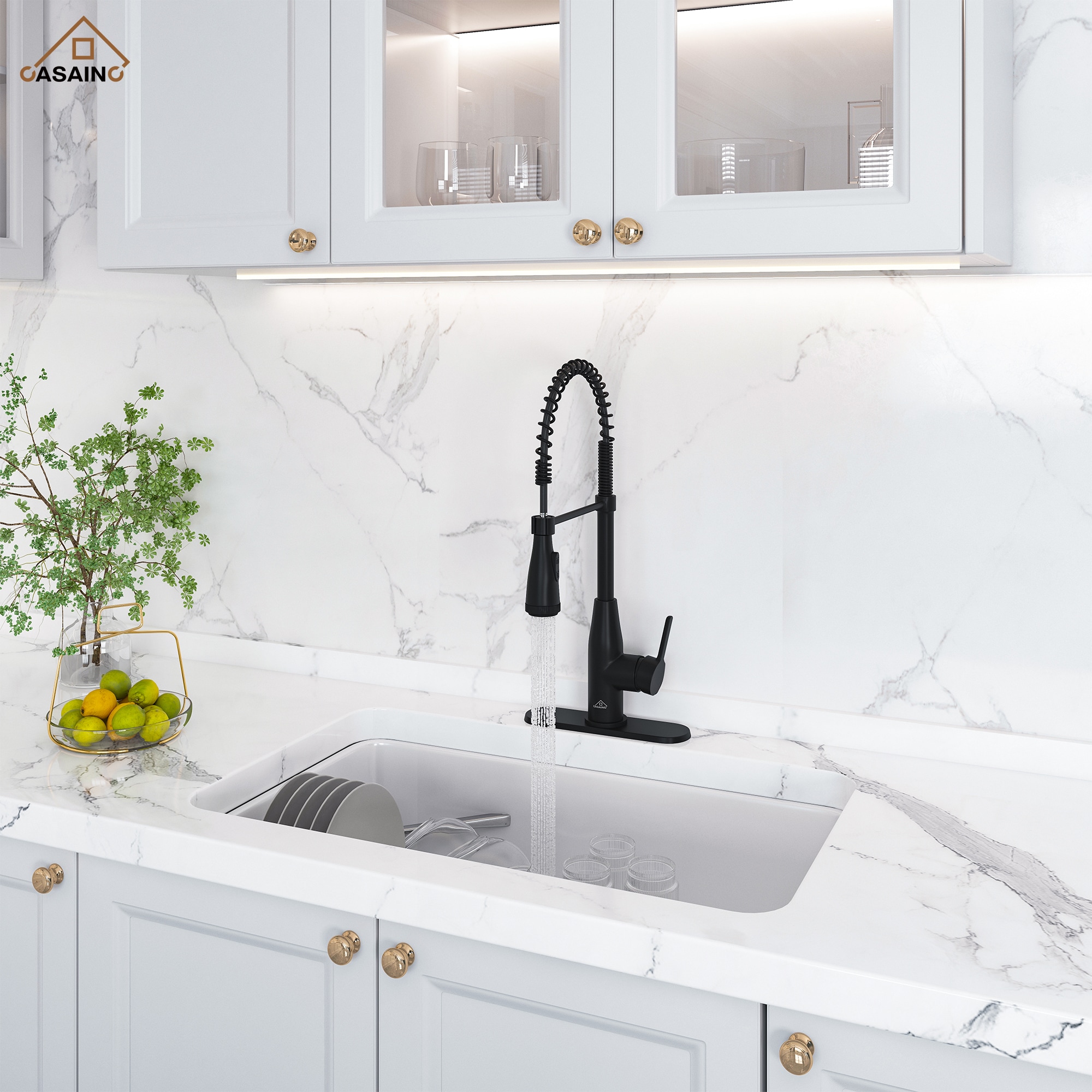 CASAINC KCLT0032MB Kitchen-Faucets - View #2