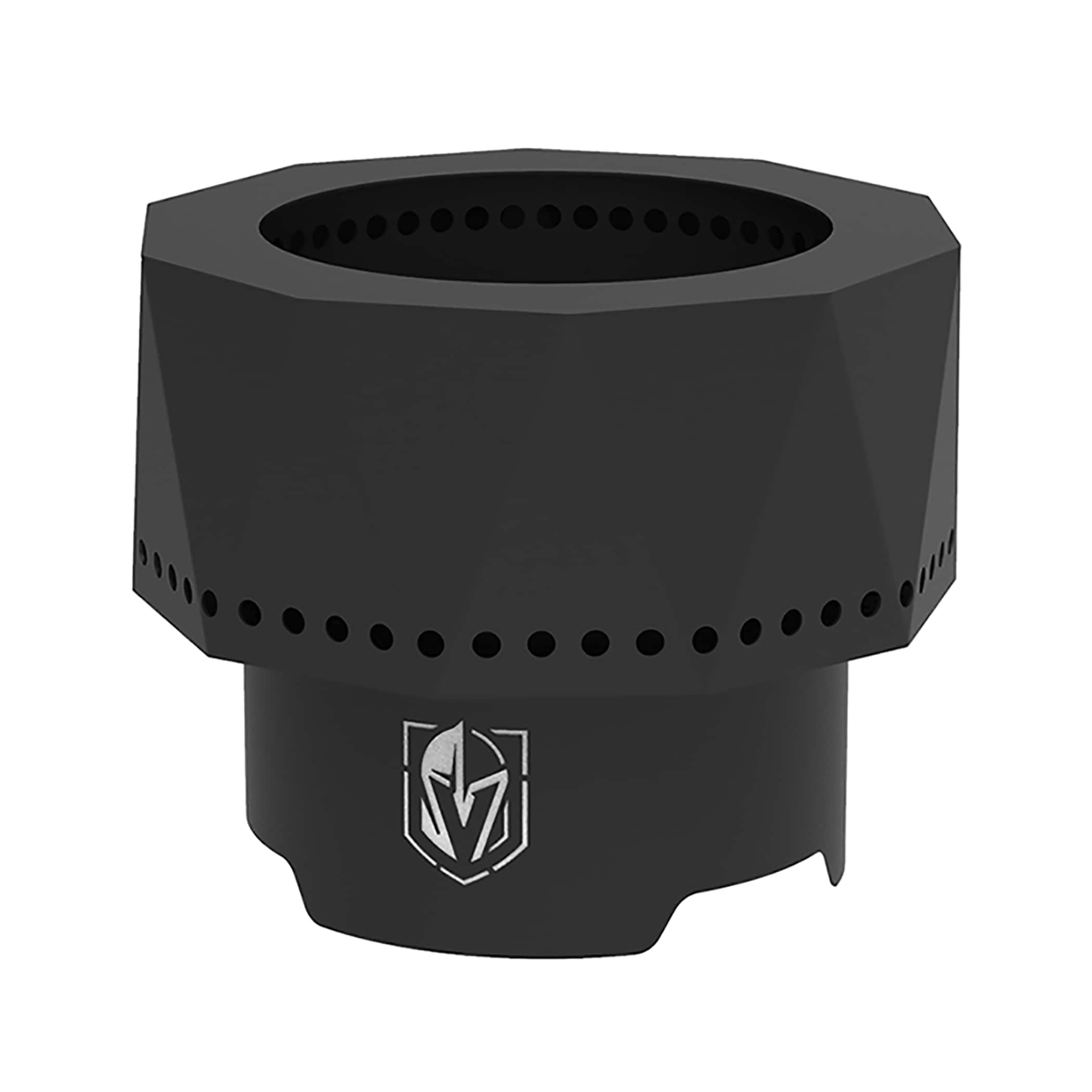 Blue Sky Outdoor Living PFP1513-VGK Vegas Golden Knights 15.76-in W Black Steel Wood-Burning Fire Pit
