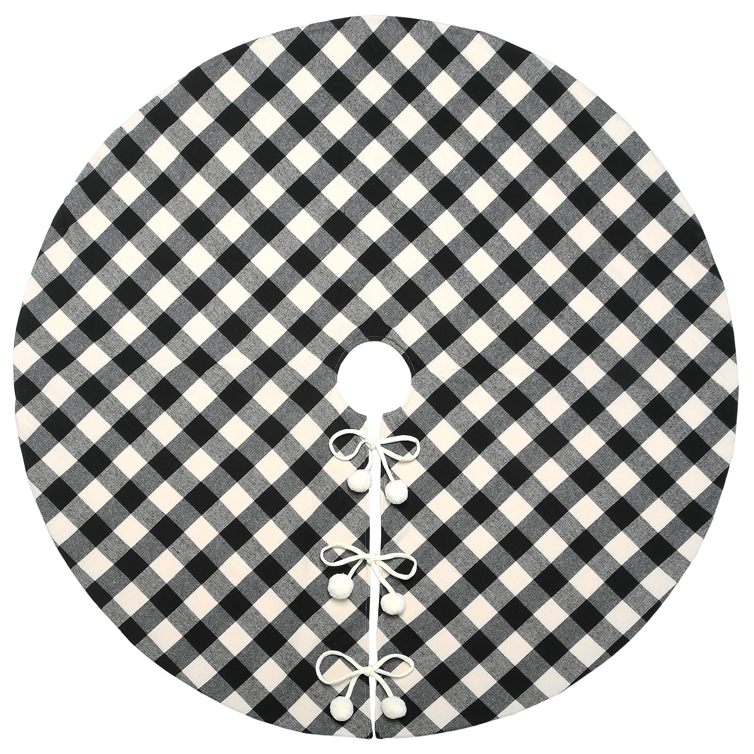 National Tree Company AH63-15023BL-1 52-Inches Black Tree skirt