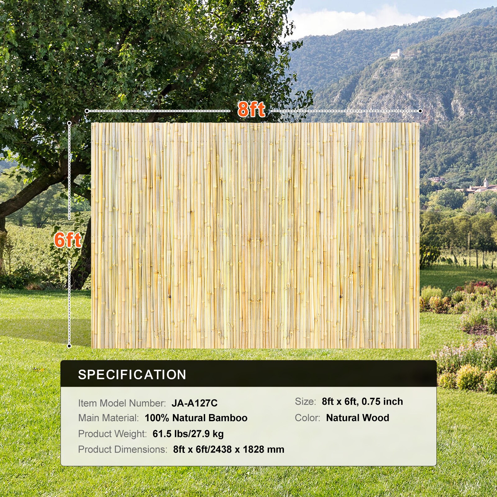 VEVOR SCZWLYZ8FT6F05309V0 Rolled-Fence - View #7