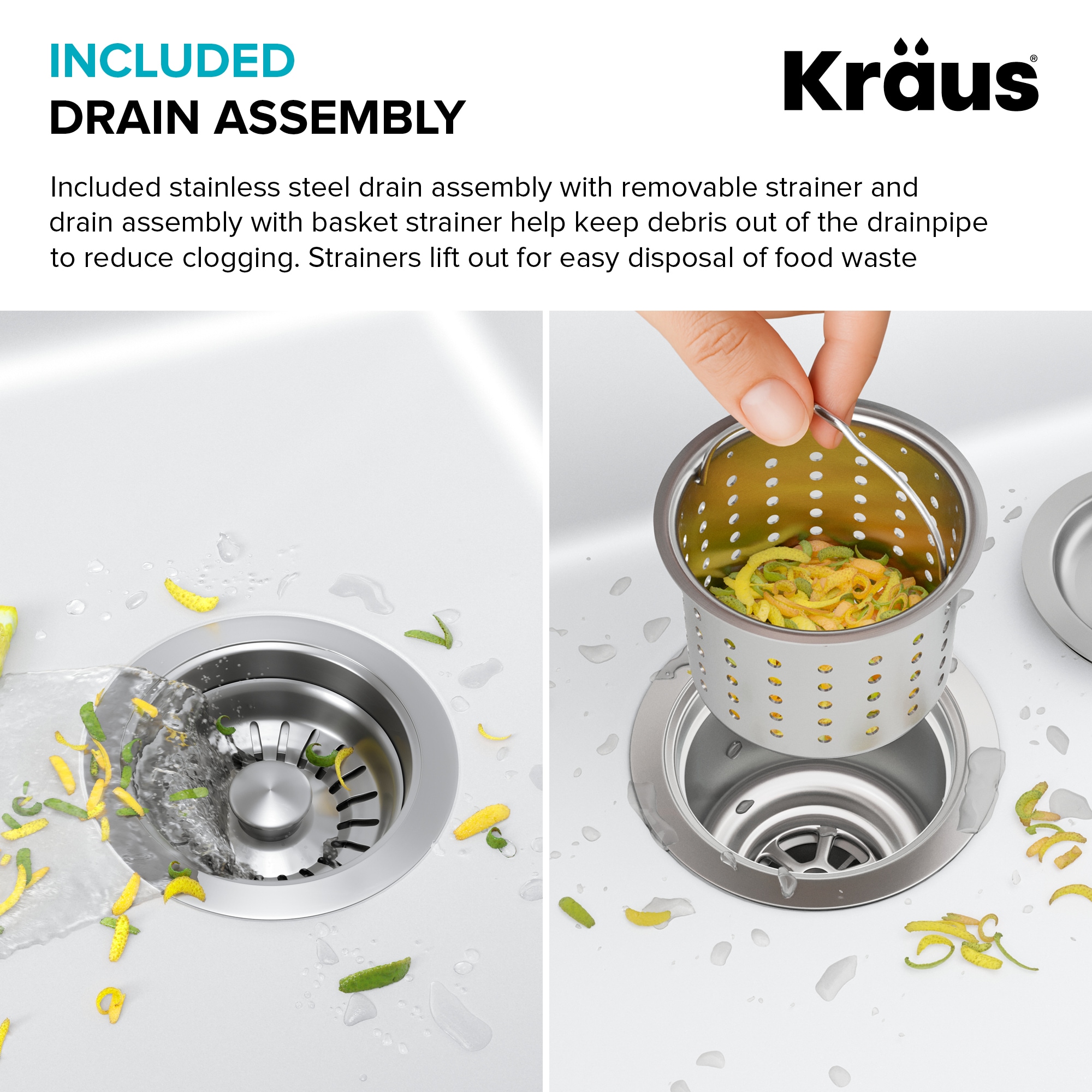 Kraus KGD-433BWHITE Kitchen-Sinks - View #11