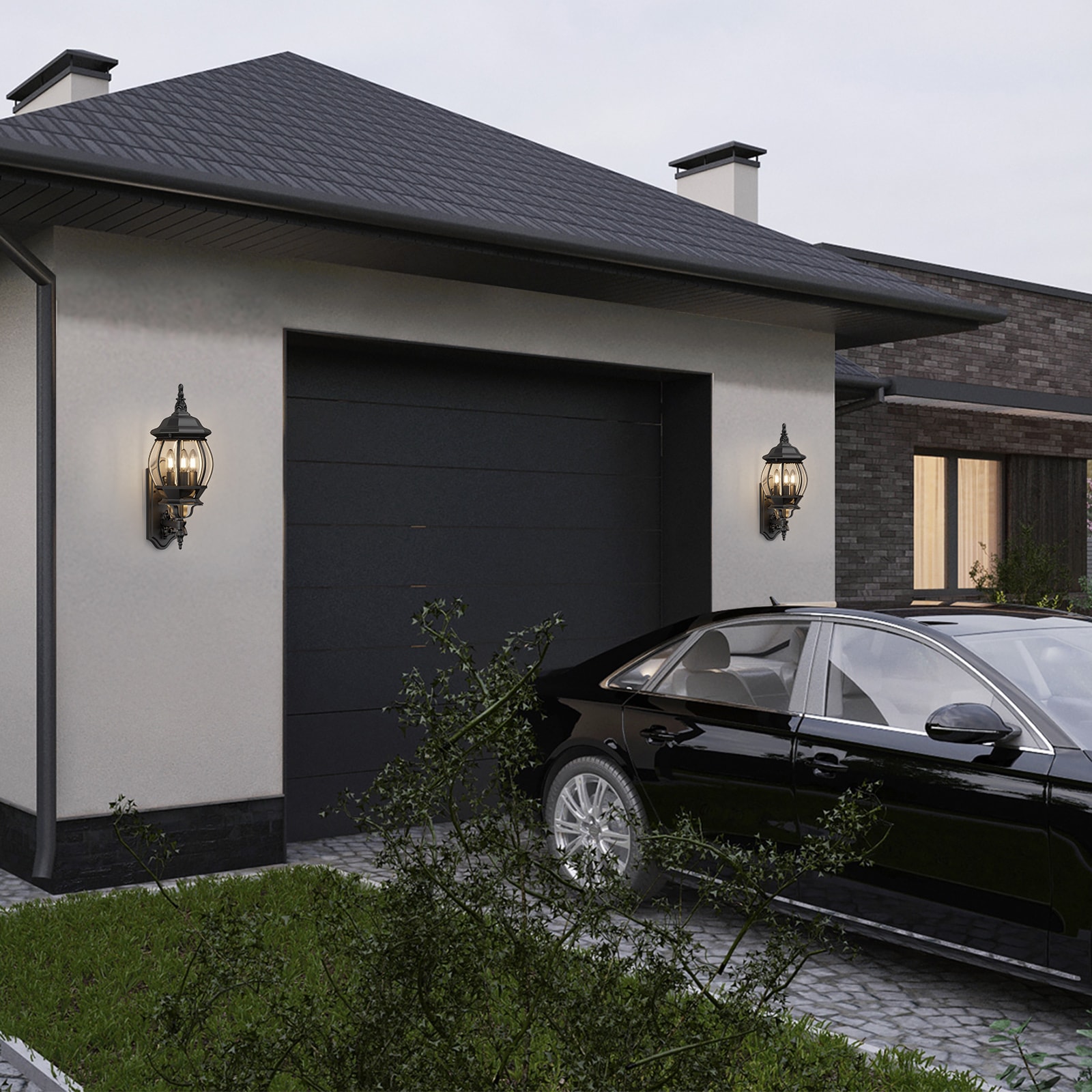 LamQee 06FTL0241BBK Outdoor-Wall-Lighting - View #6