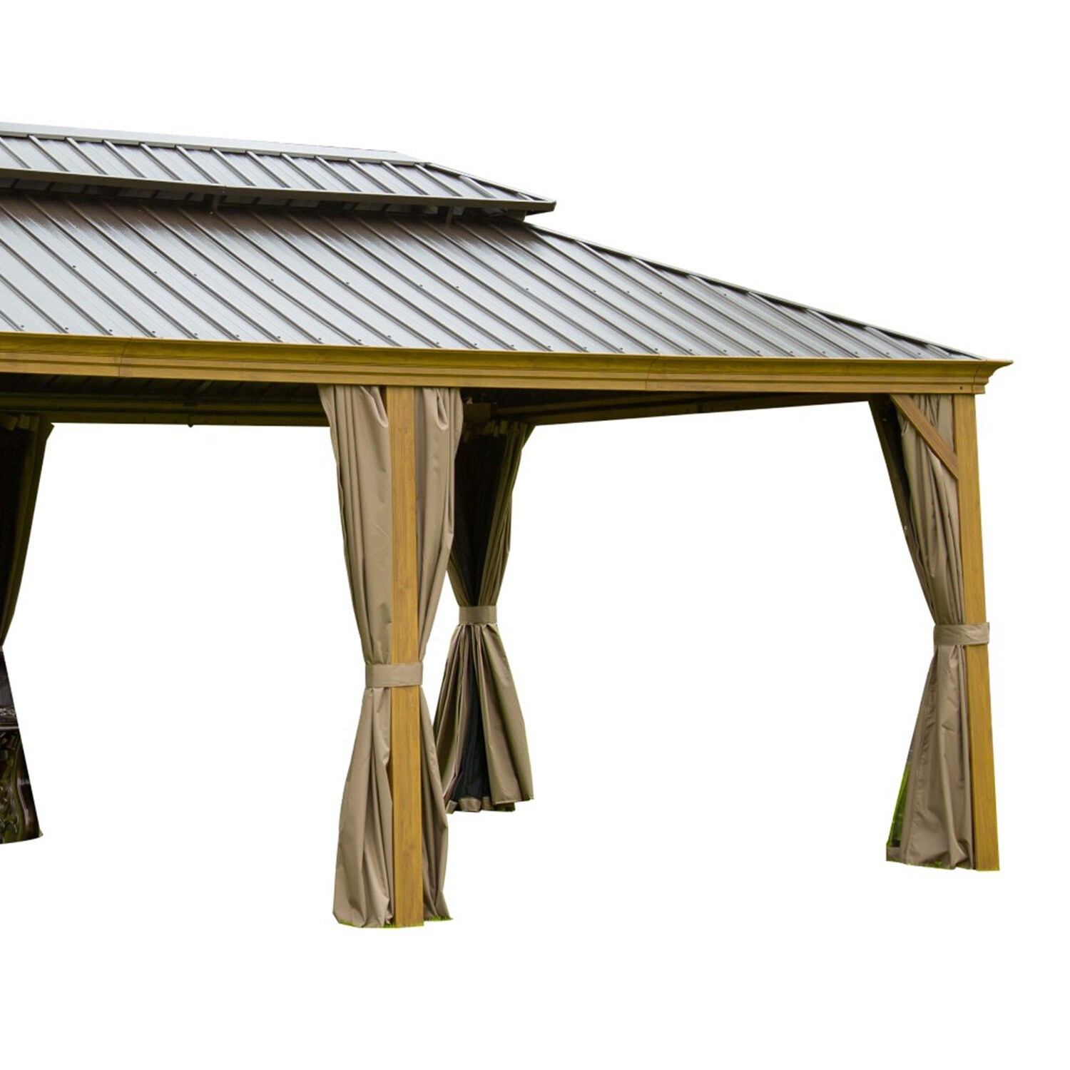 ToolCat PG2-90-PT Wood-Resin-Gazebos - View #7