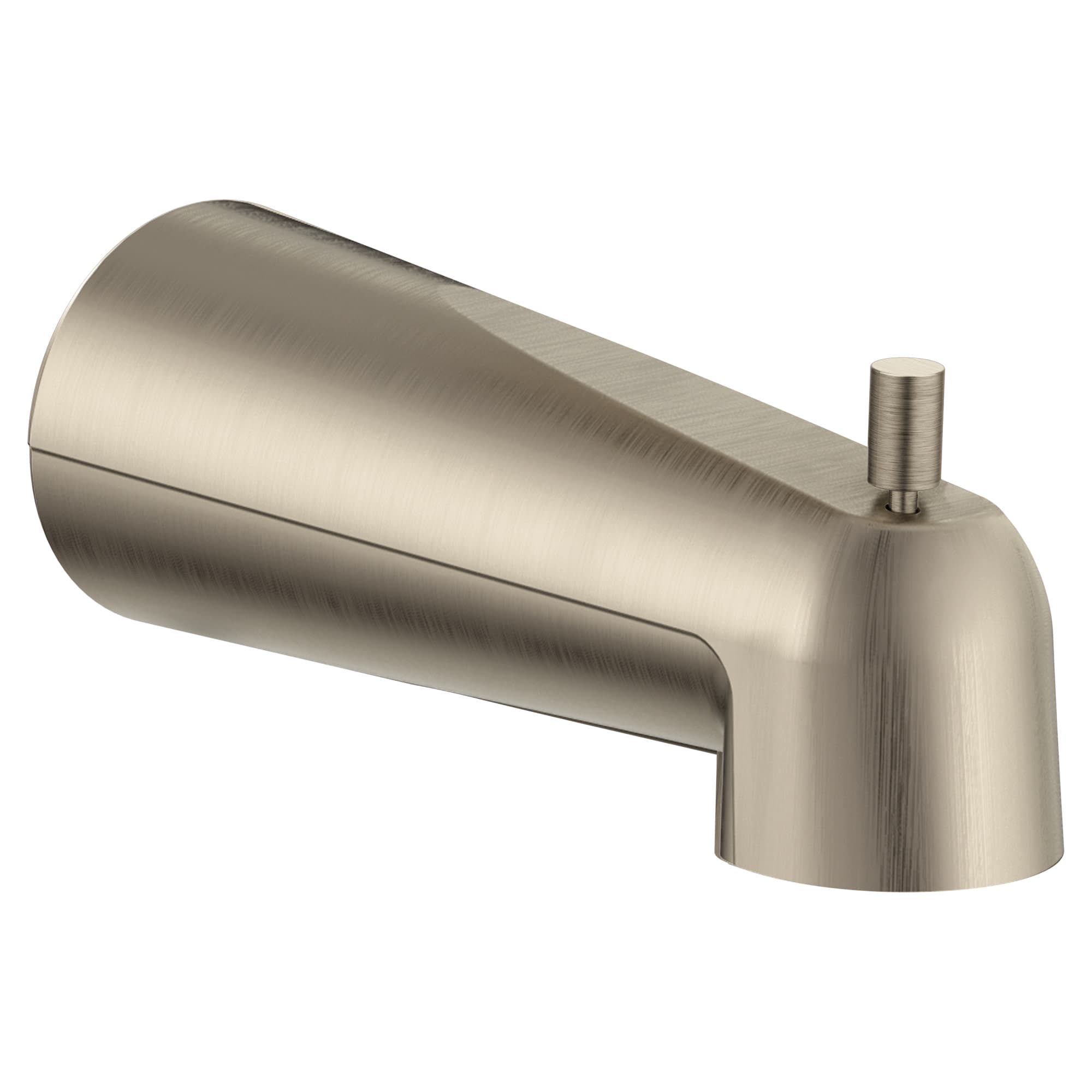 Moen 3839BN Brushed Nickel Wall-mount Universal Fit Bathtub Spout With Diverter