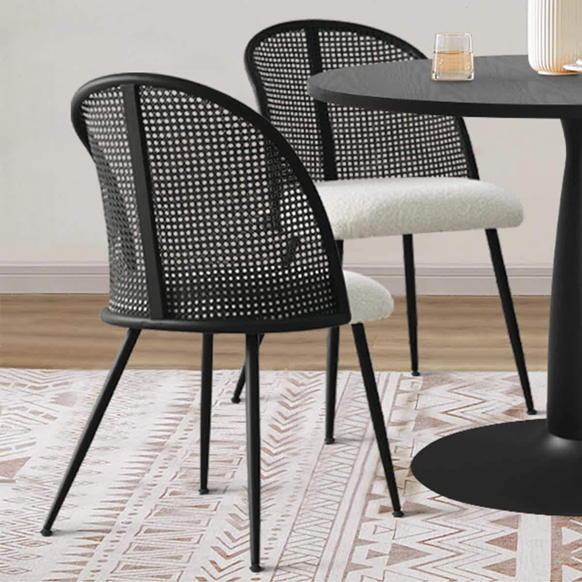 Maison Boucle NEWHAVEN-BK+LUCCA-4 Dining-Sets - View #2