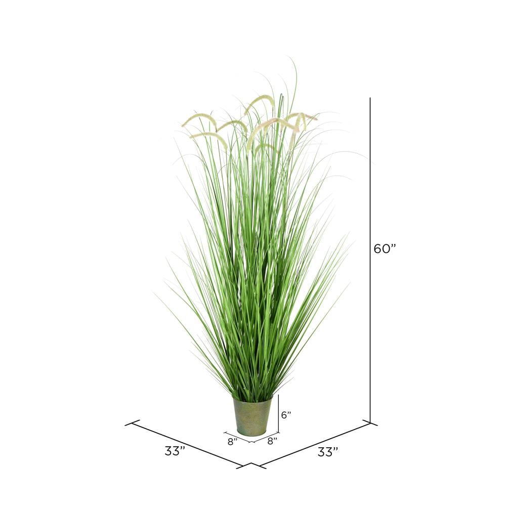 Vickerman 60-in Green Indoor Artificial Grass Plants in the Artificial ...