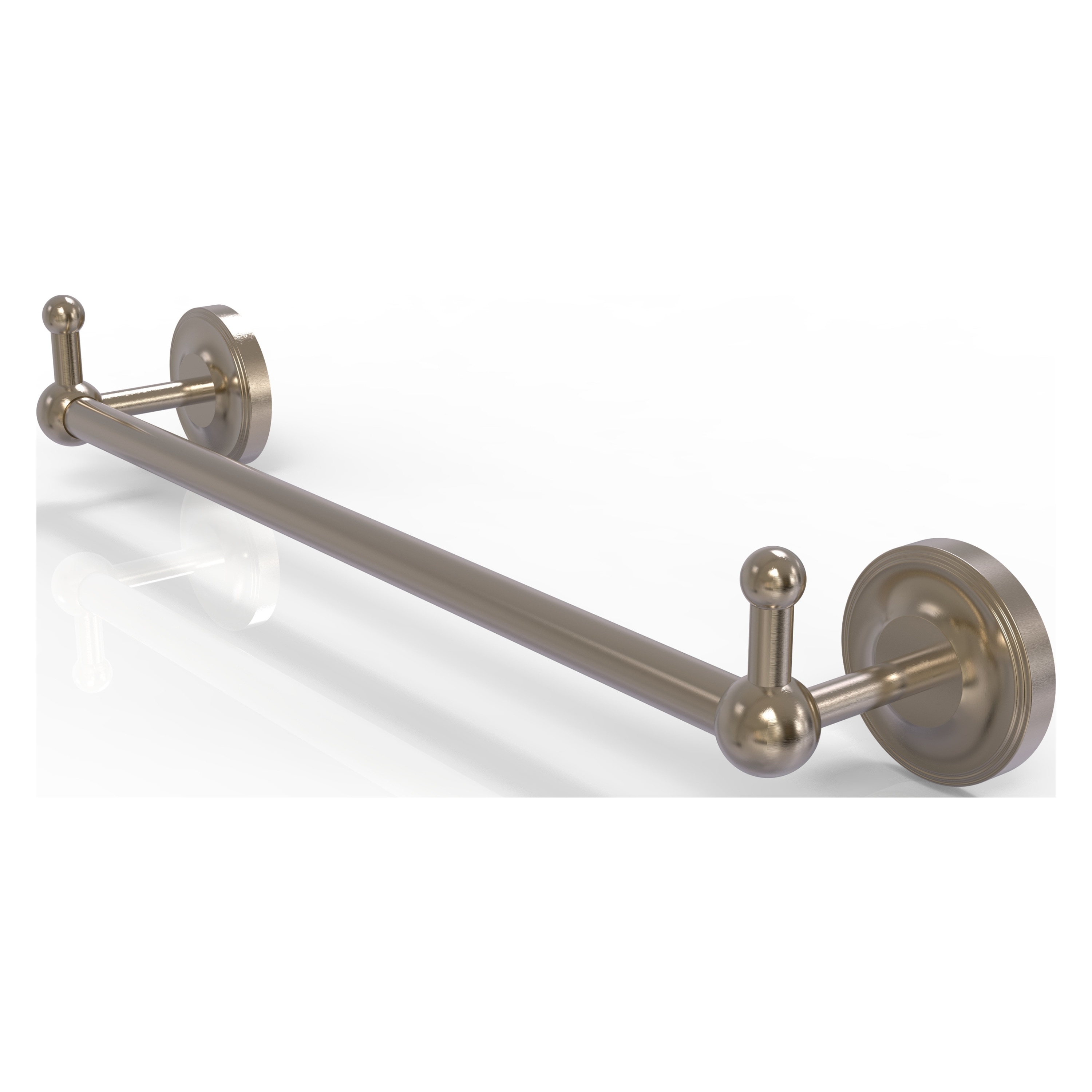 Allied Brass PR-41-18-PEG-PEW Prestige Regal 18-in Antique Pewter Wall mount Single Towel Bar