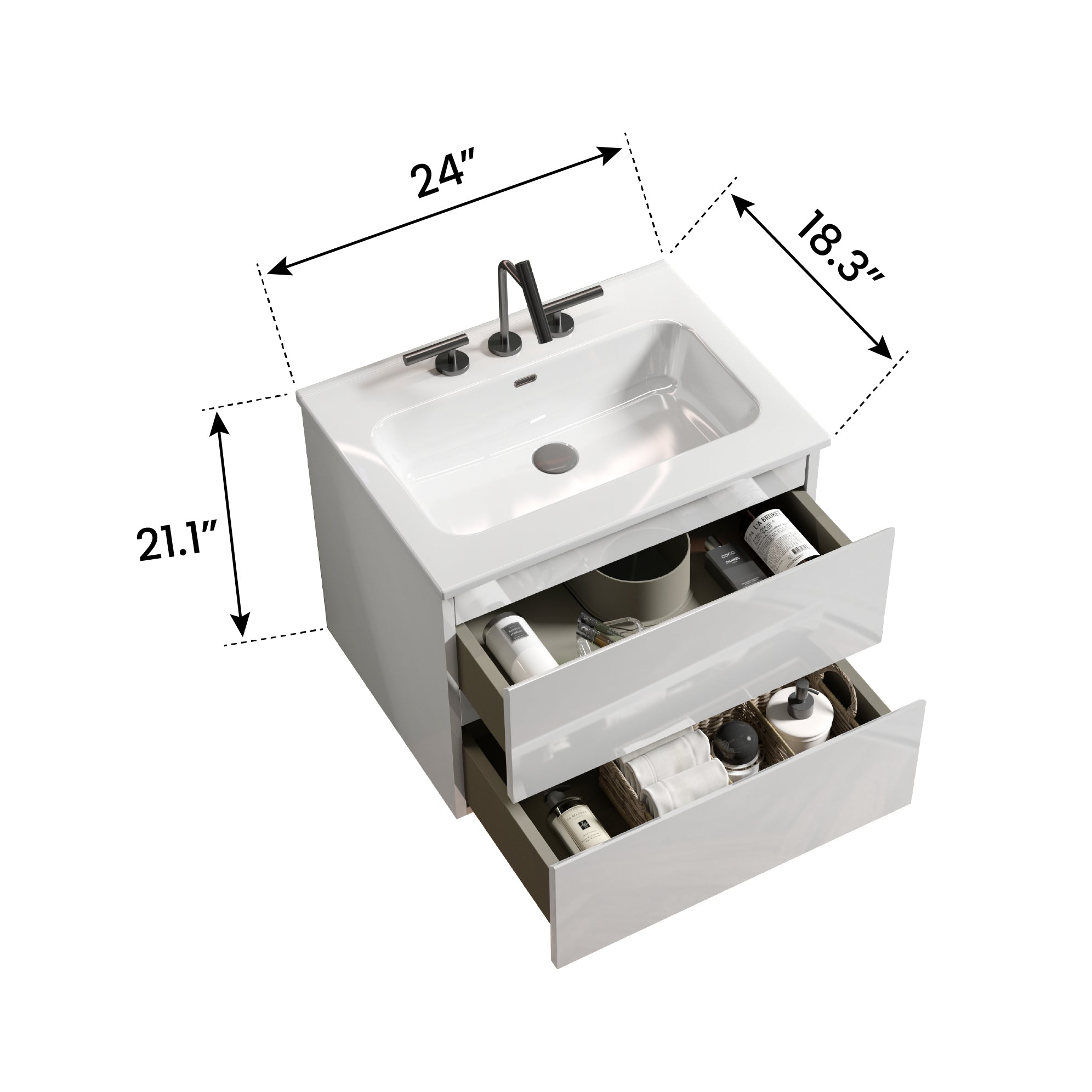 Boyel Living BL-AH-63522 Vanity-Tops - View #3