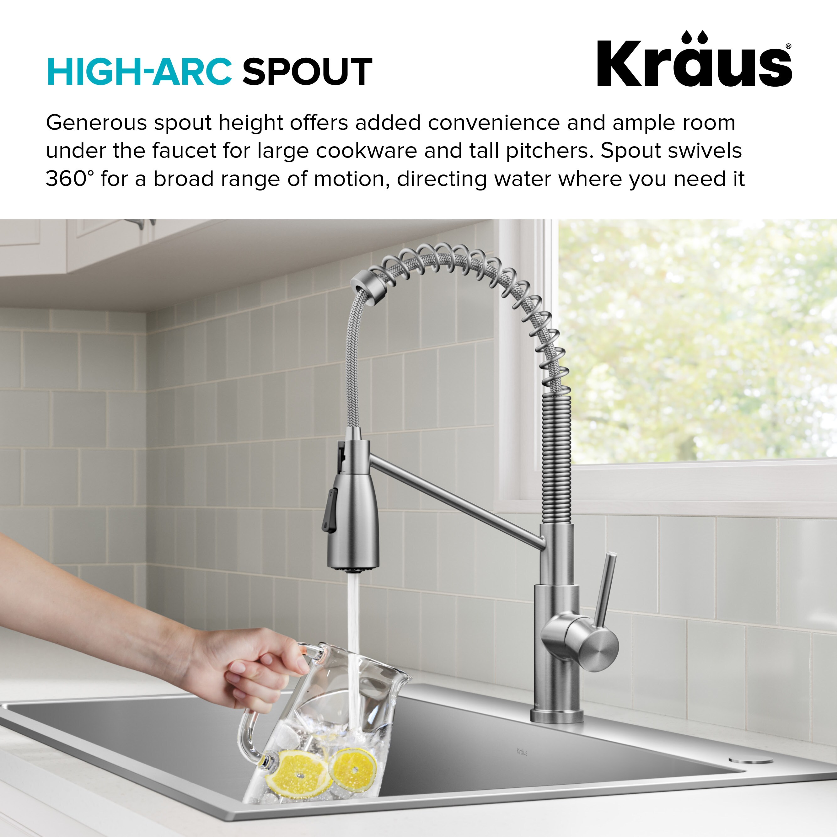 Kraus KPF-1617SFS Kitchen-Faucets - View #9