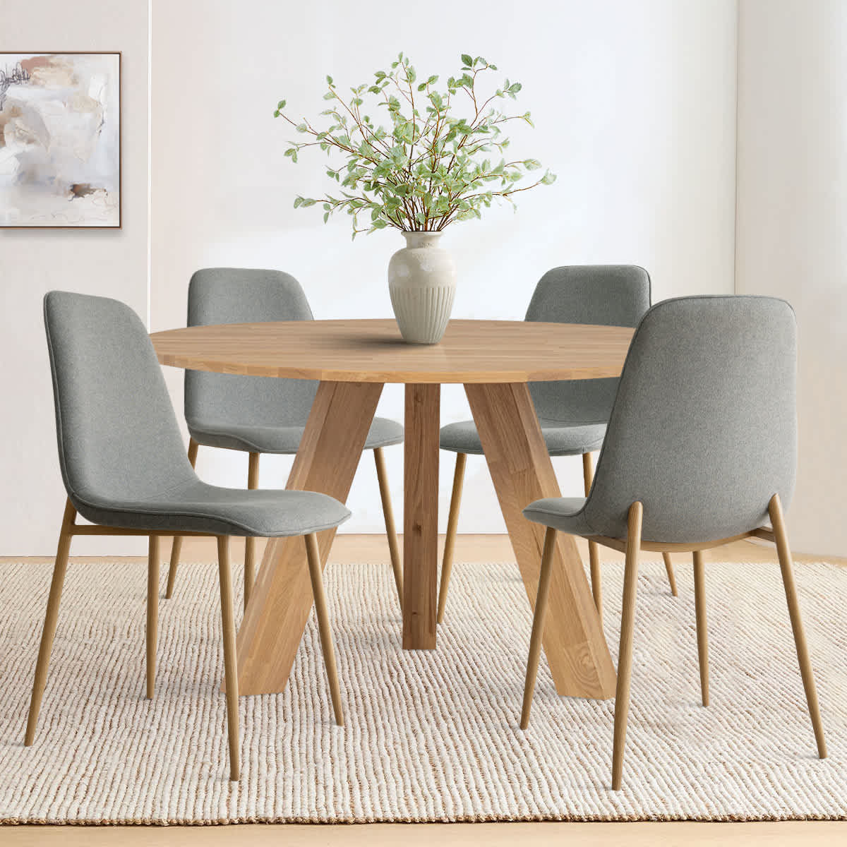 Maison Boucle OSLO-CHAIR-OAK-TUR4 Dining-Chairs - View #2