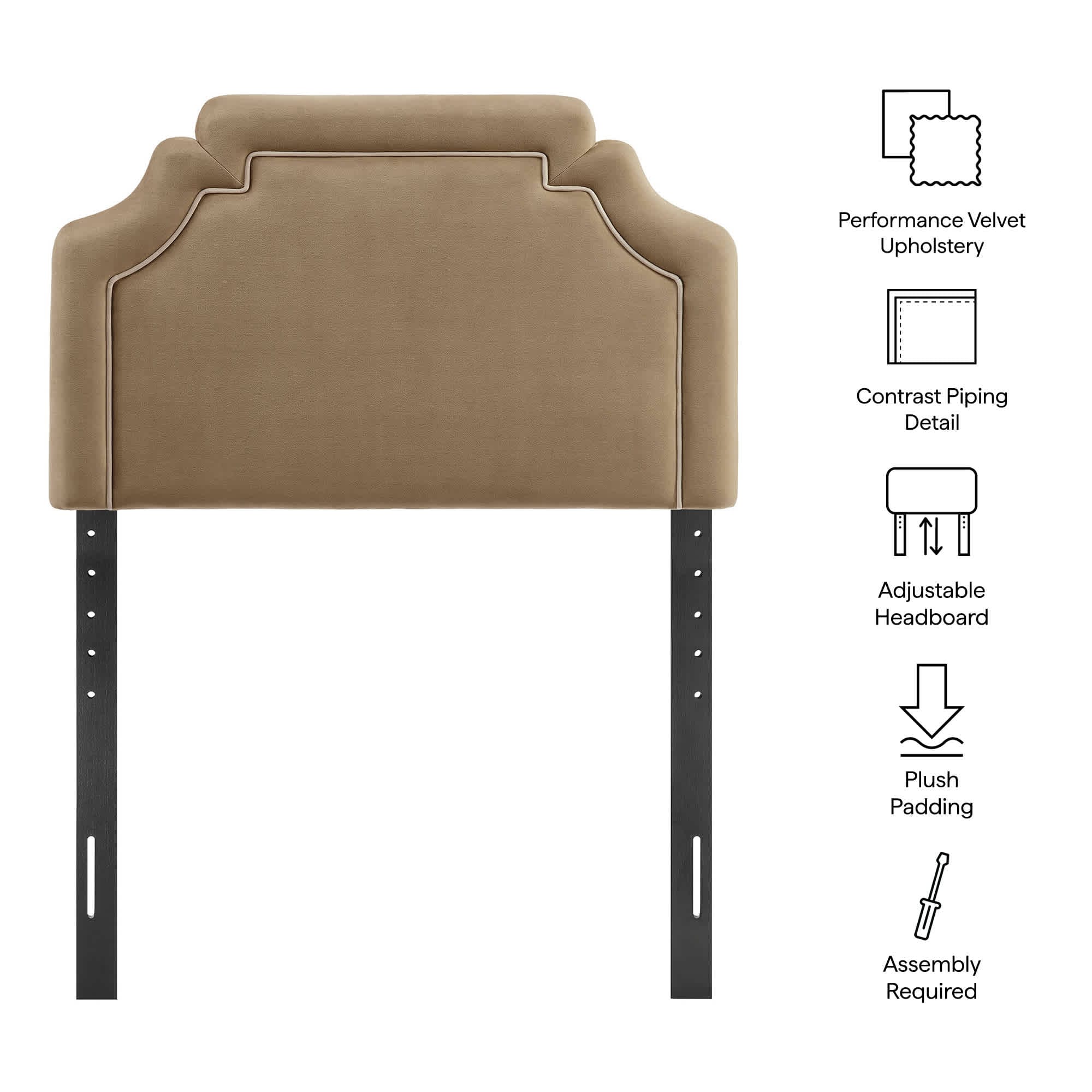 Modway MOD-7329-TAU-ALM Upholstered-Headboards - View #2