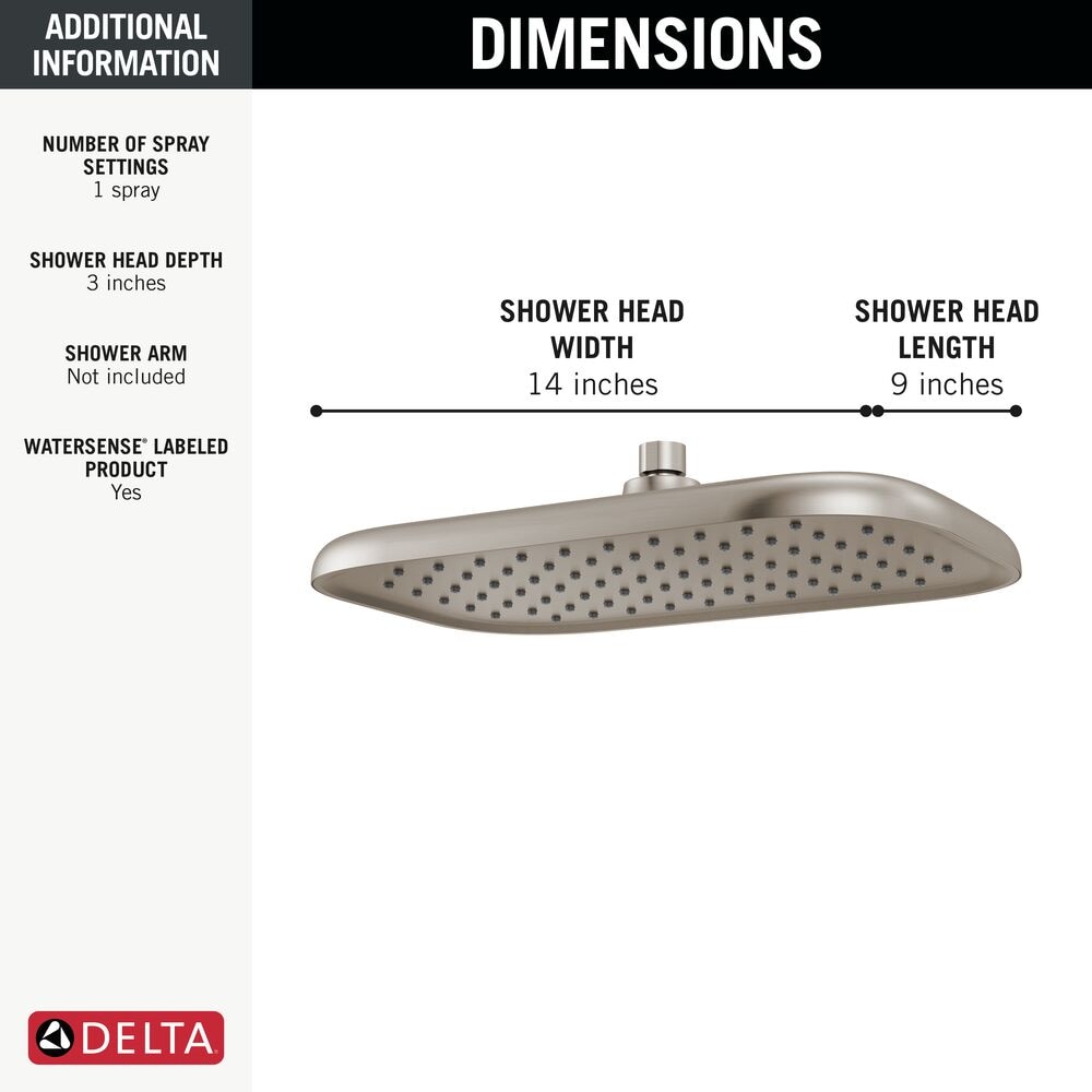 Delta 52215-SS-PR Fixed-Showerhead - View #3
