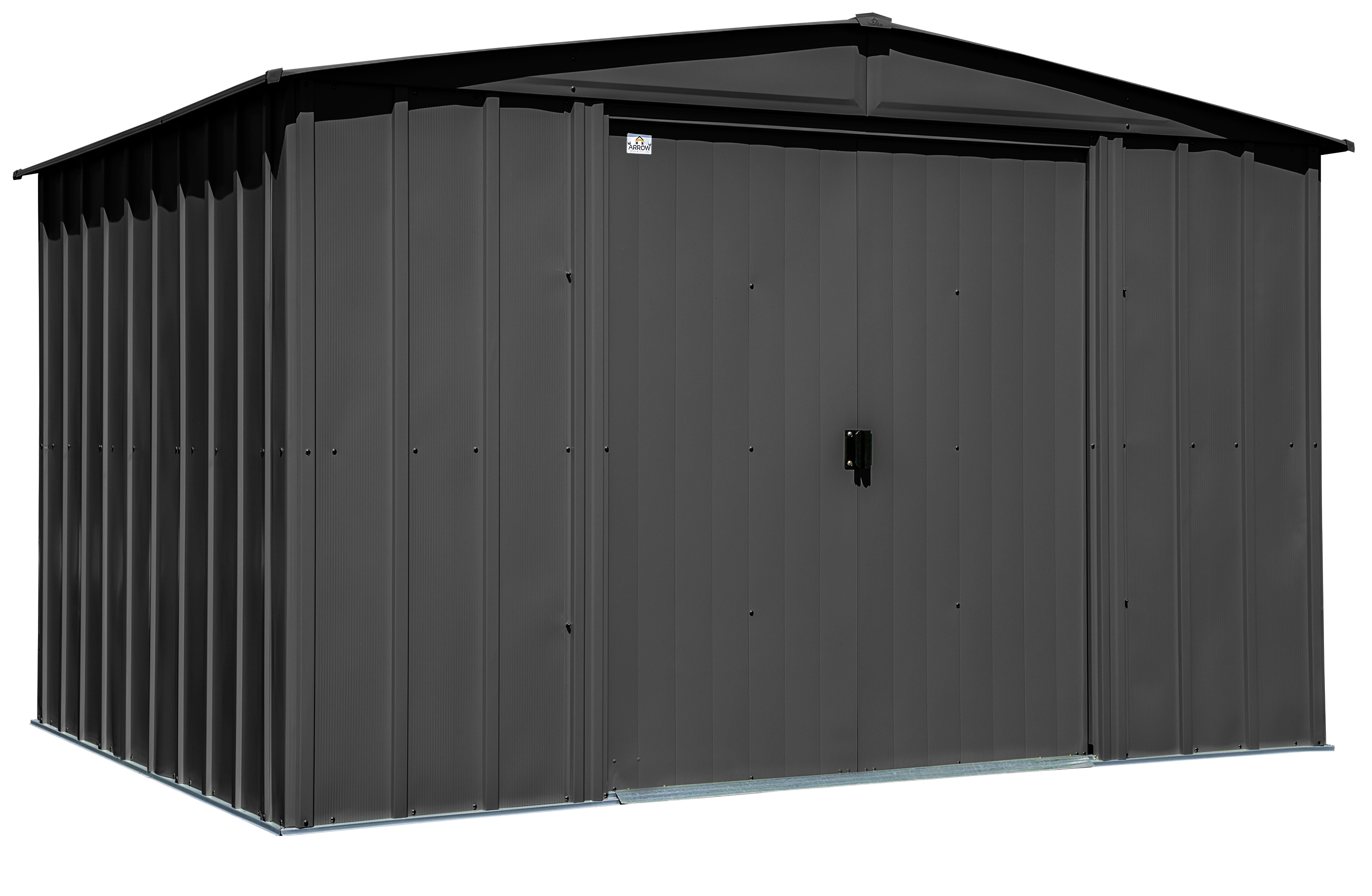 Arrow 10-ft x 8-ft Classic Galvanized Steel Storage Shed in the Metal ...