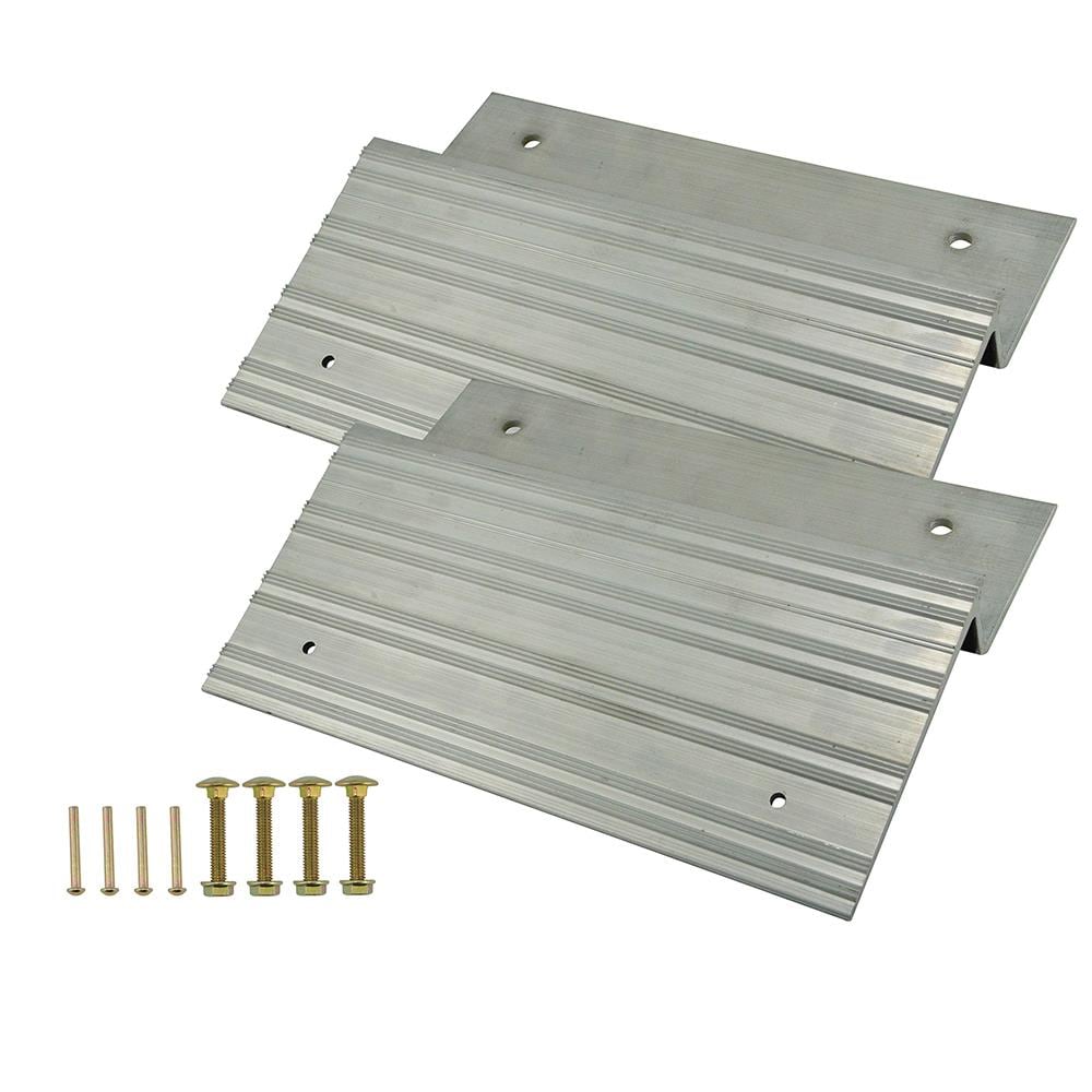 Erickson 07300 Ramp Plate 8.25 L x 11.25 W x 4-Inches H Aluminum Trunk Cargo tray 2 -Pack