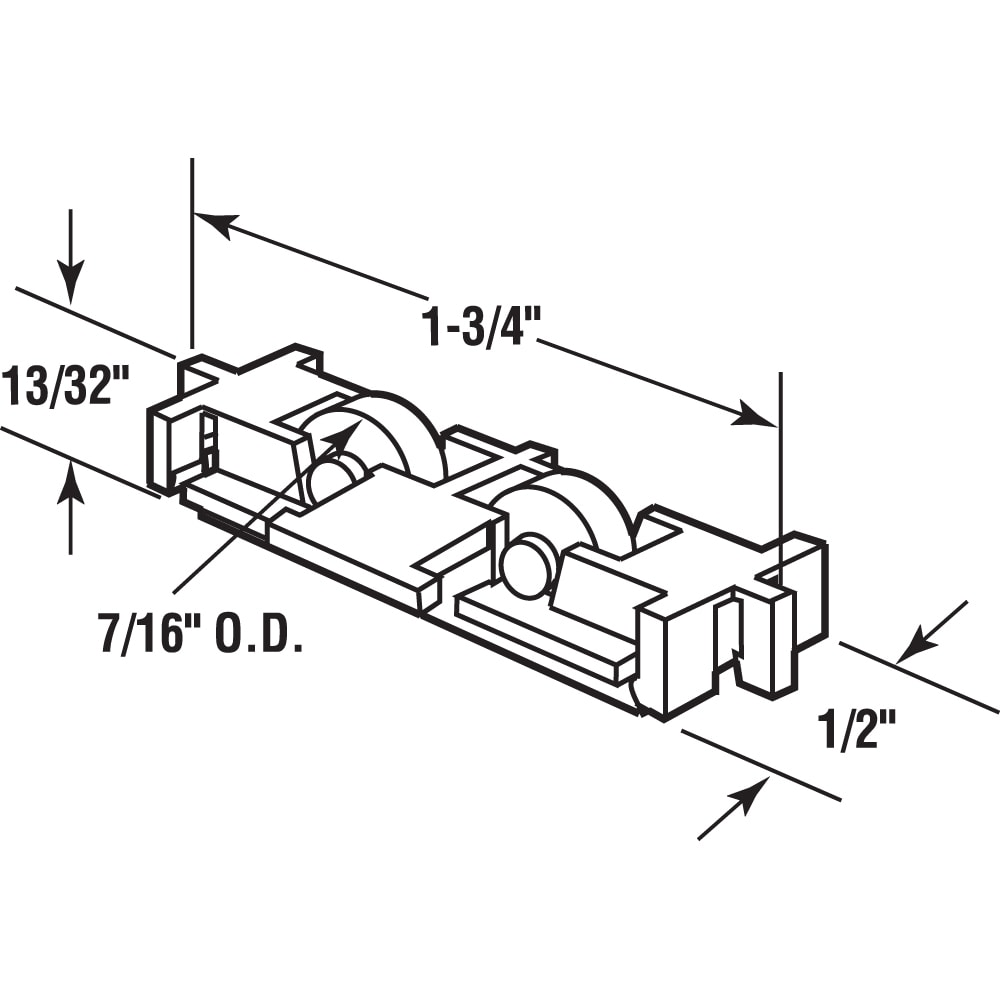 Prime-Line G 3146 Horizontal-Sliding-Window-Rollers - View #2