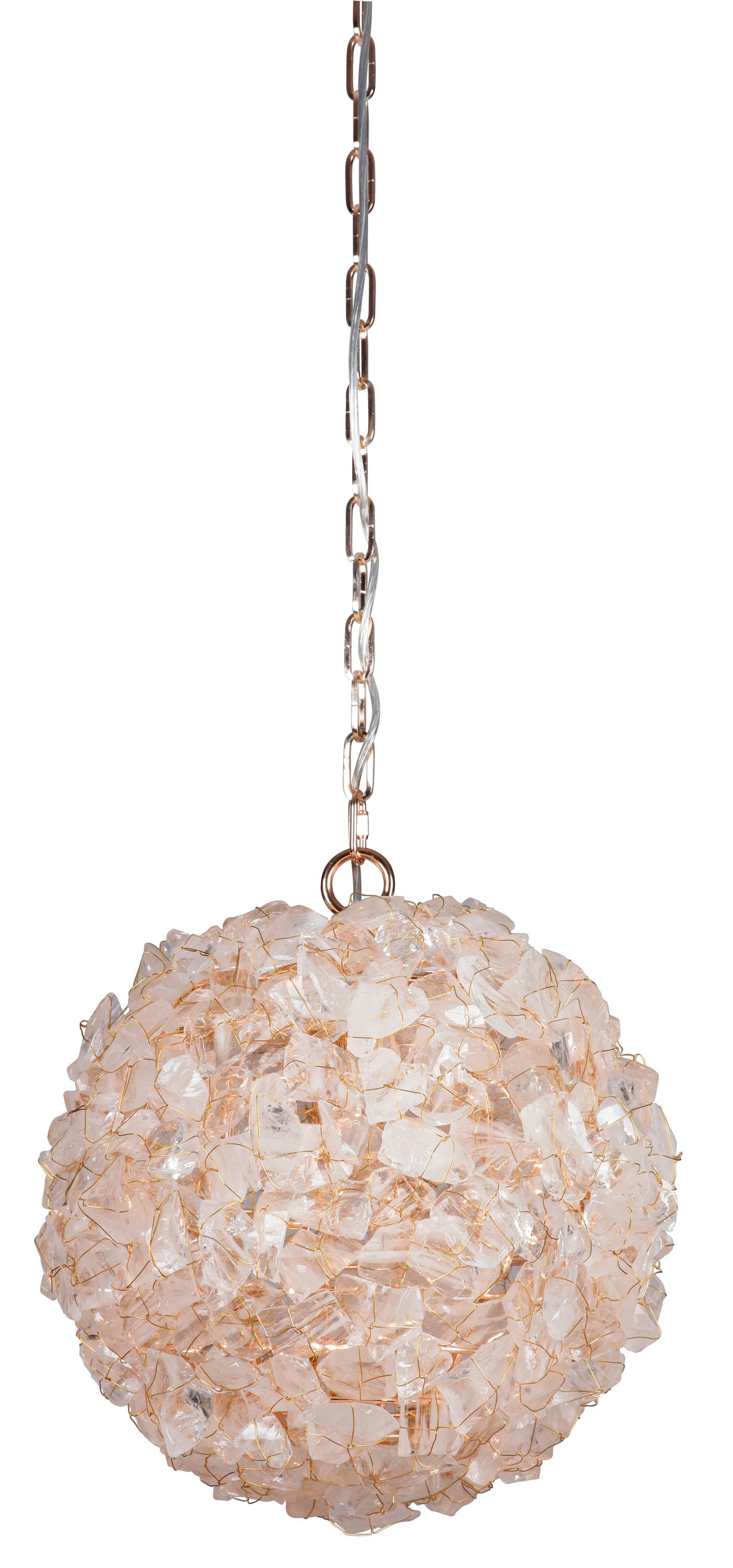 Craftmade 48491-GLD Roxx Gilded Transitional Globe Medium Hanging Pendant light