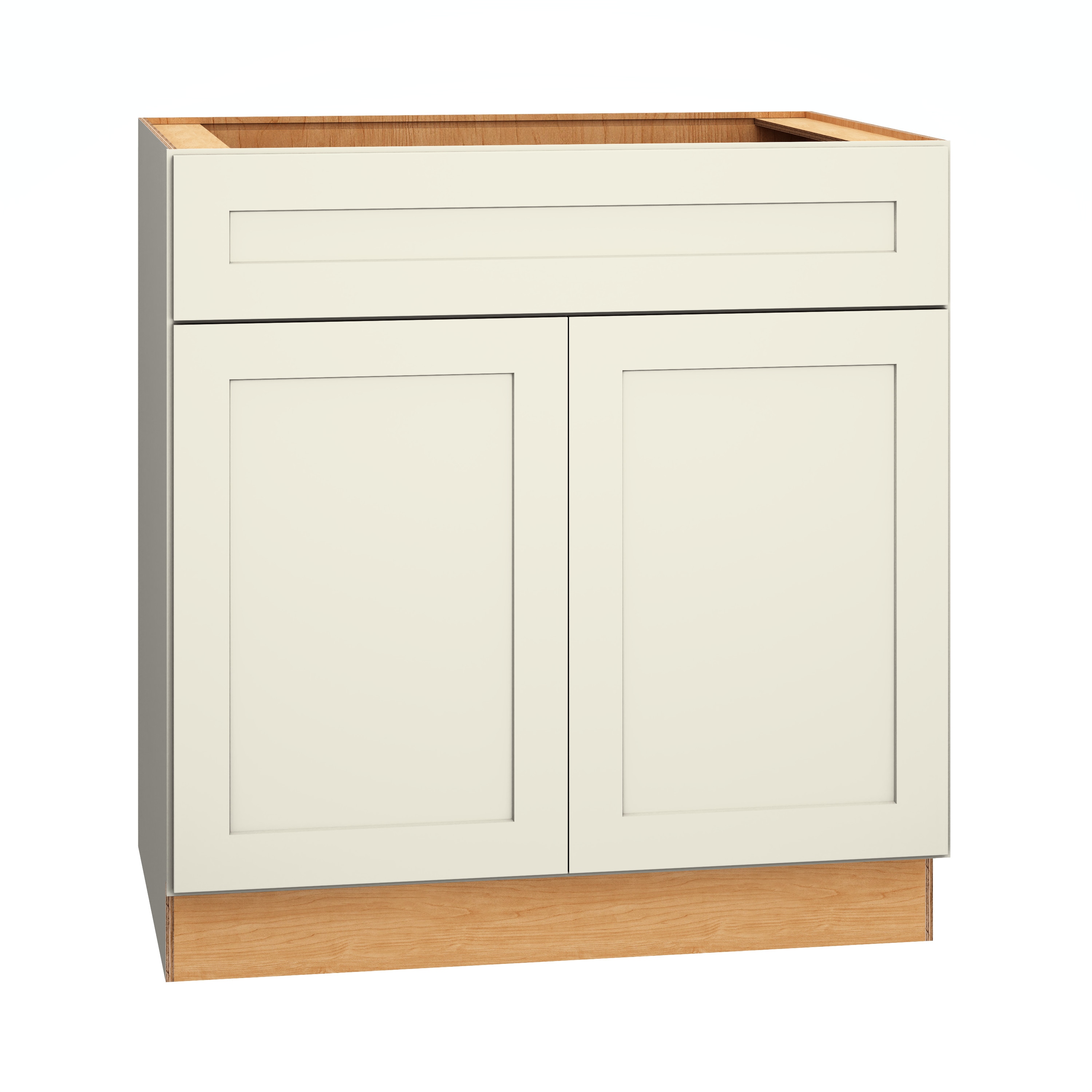 Diamond Express 61B-SB33 Jamestown 33-in W x 34.5-in H x 24-in D Steam Sink Base Fully assembled Plywood Cabinet (Recessed Panel Shaker)