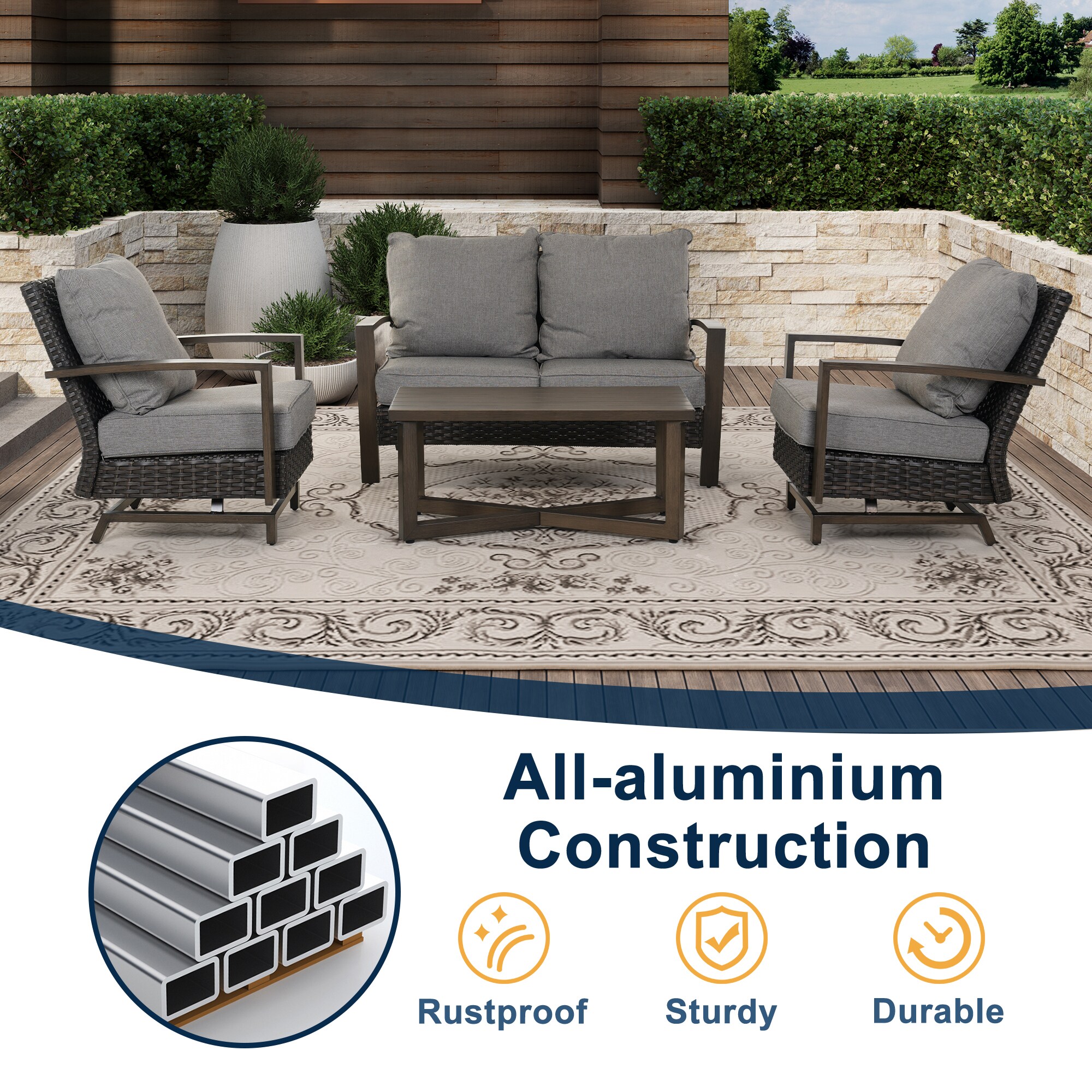 Clihome CL5011630000001 Patio-Conversation-Sets - View #5
