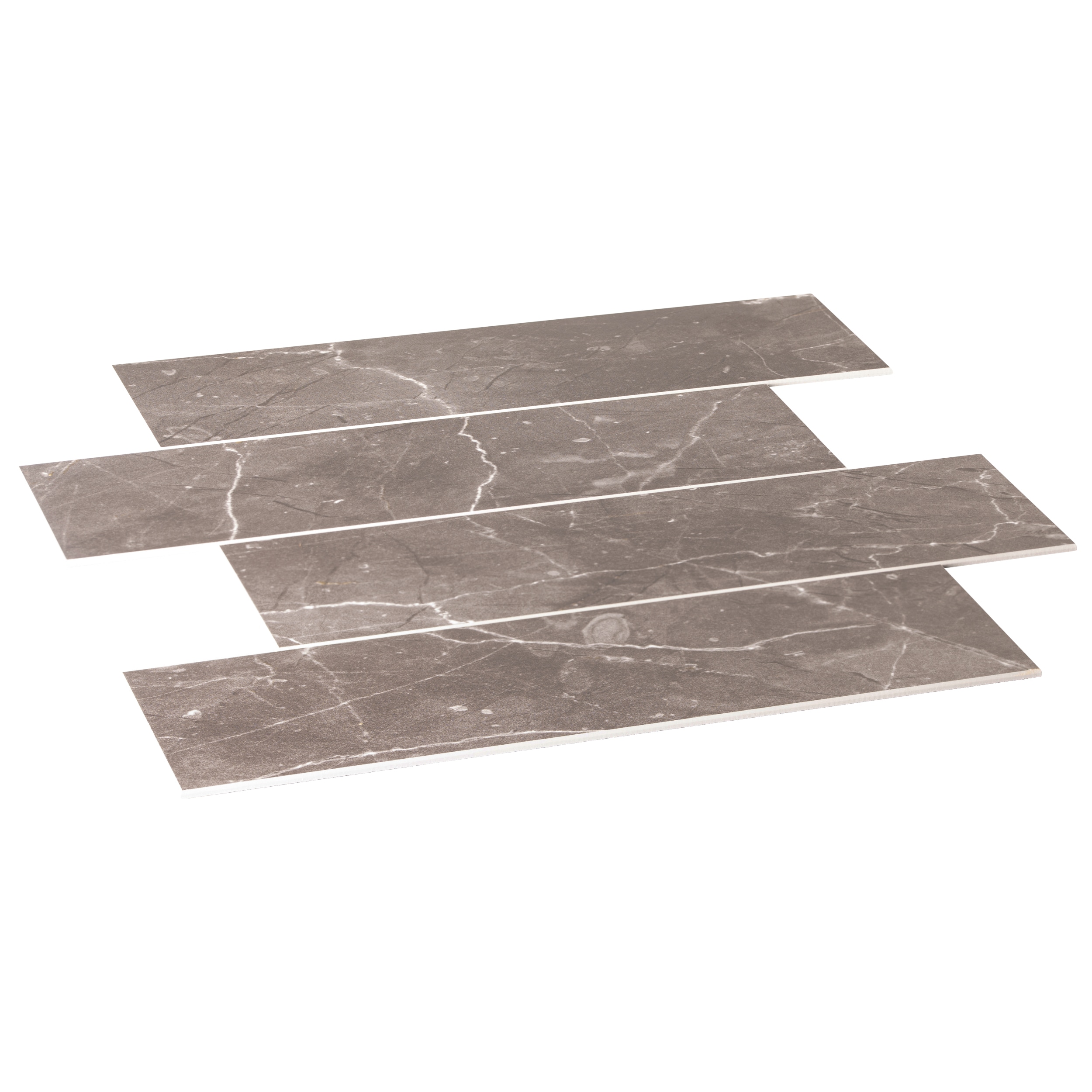 Black Natural Stone Peel and Stick Mosaic Tile