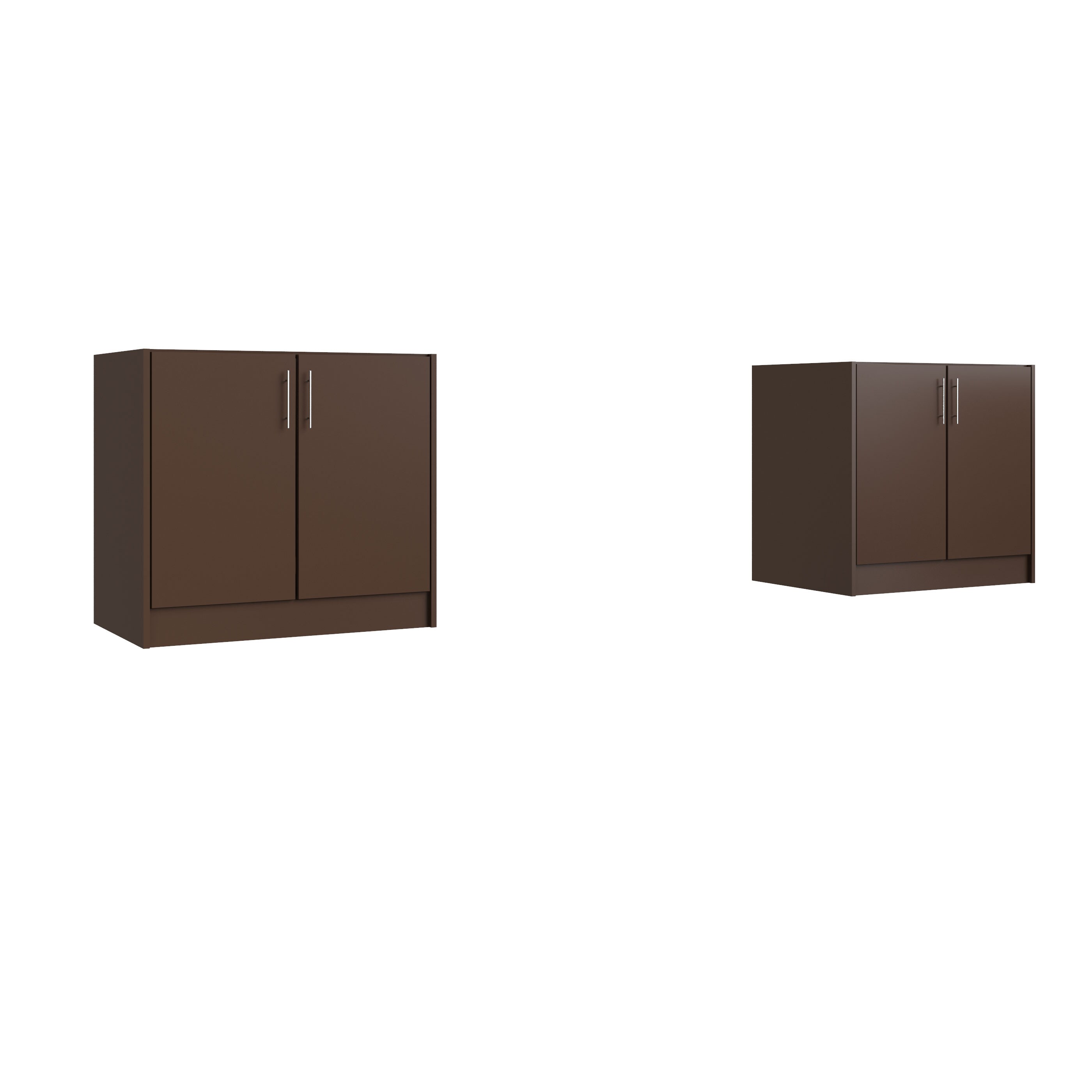 WeatherStrong WSE72WC-MDB Miami 3 -Piece 73.25-in W x 25.5-in D x 34.5-in H Modular Outdoor Kitchen Set