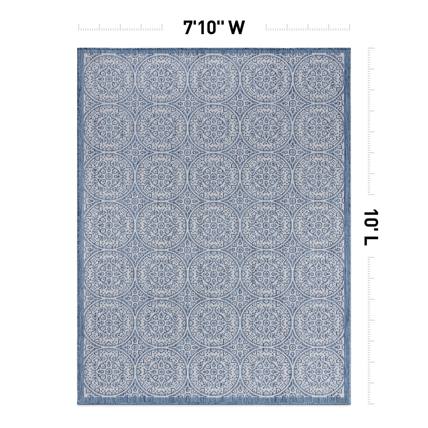 World Rug Gallery 121BLUE8X10 rugs - View #3
