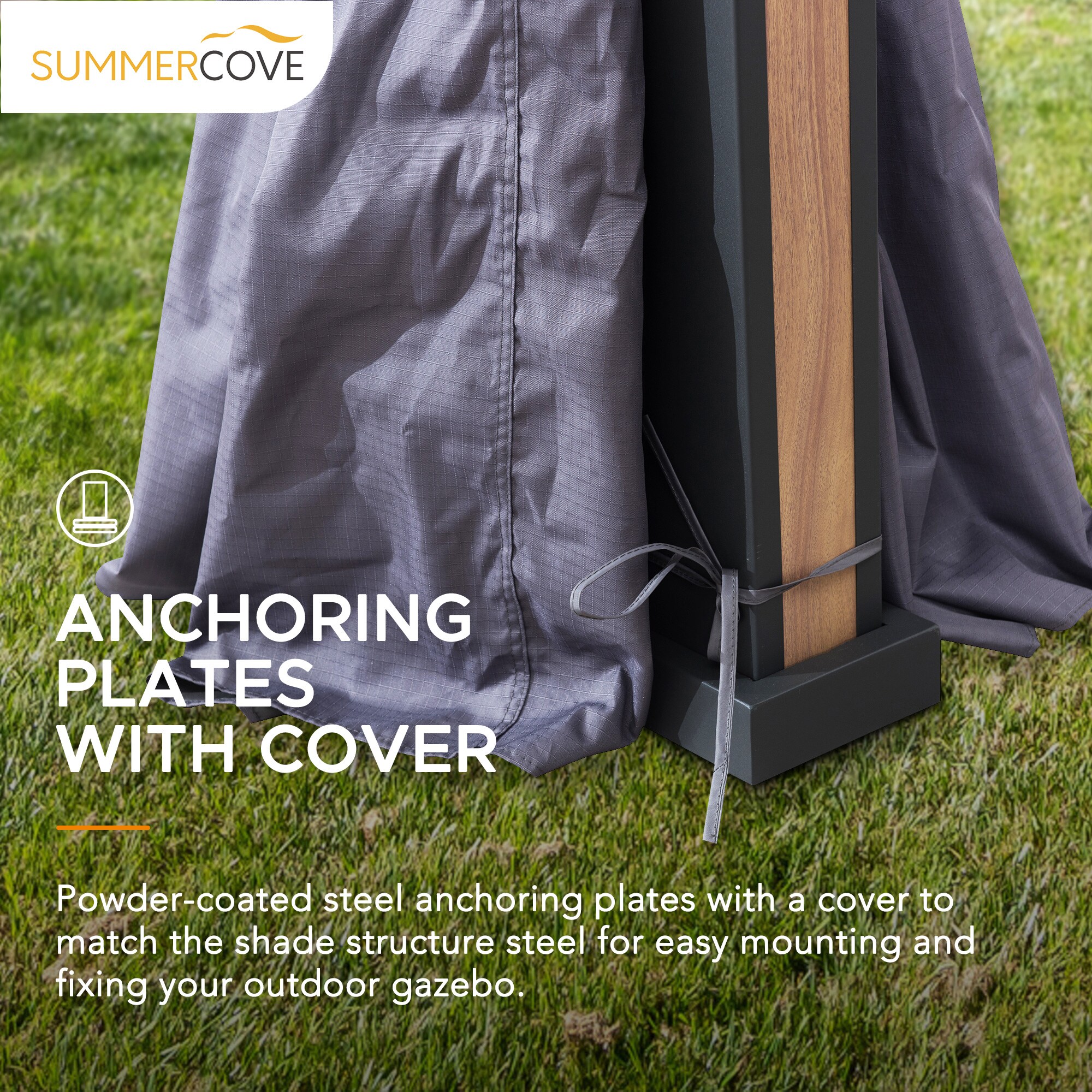 Sunjoy A101015301 Wood-Resin-Gazebos - View #10