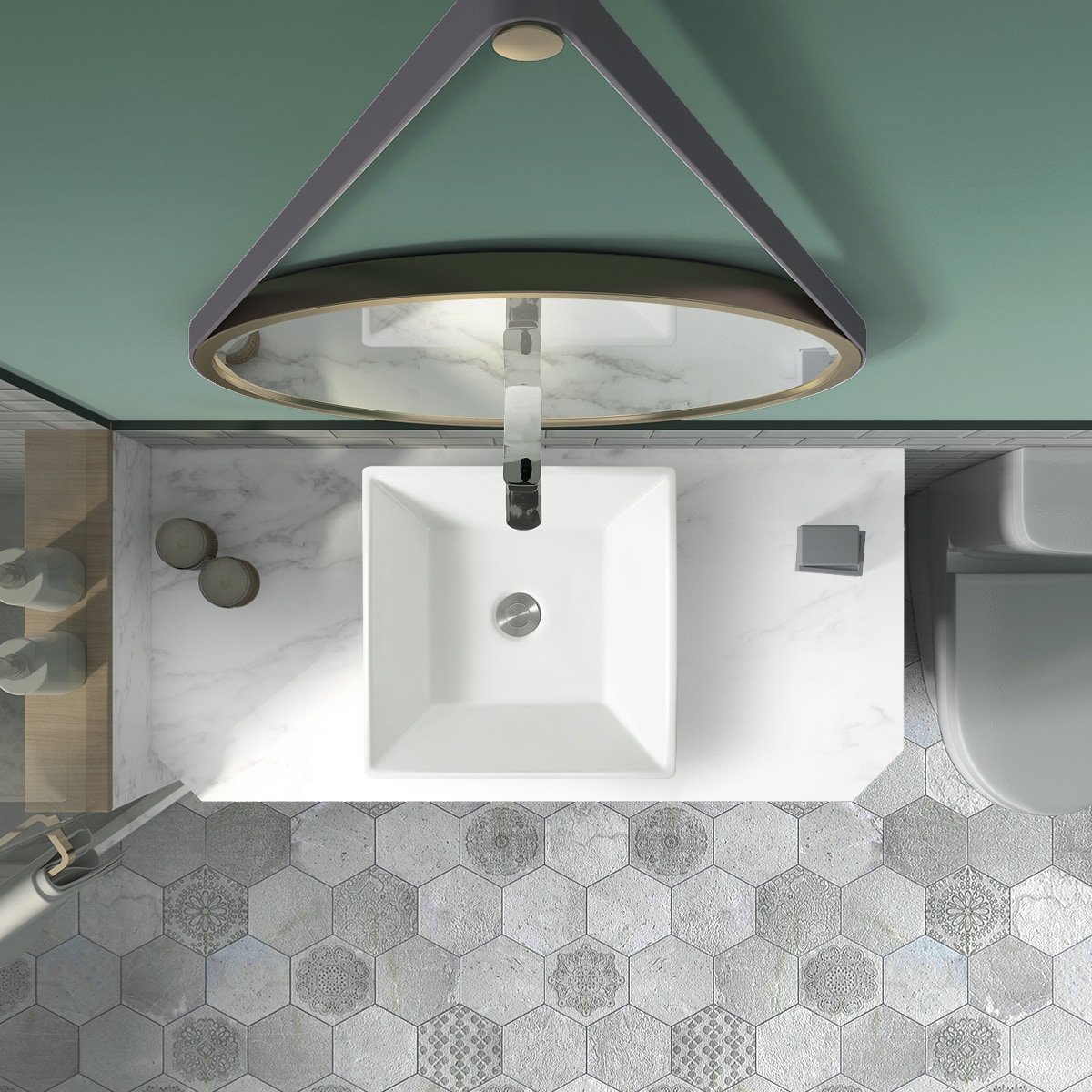 Sinber BVS1616A-OL Bath-Sink - View #4