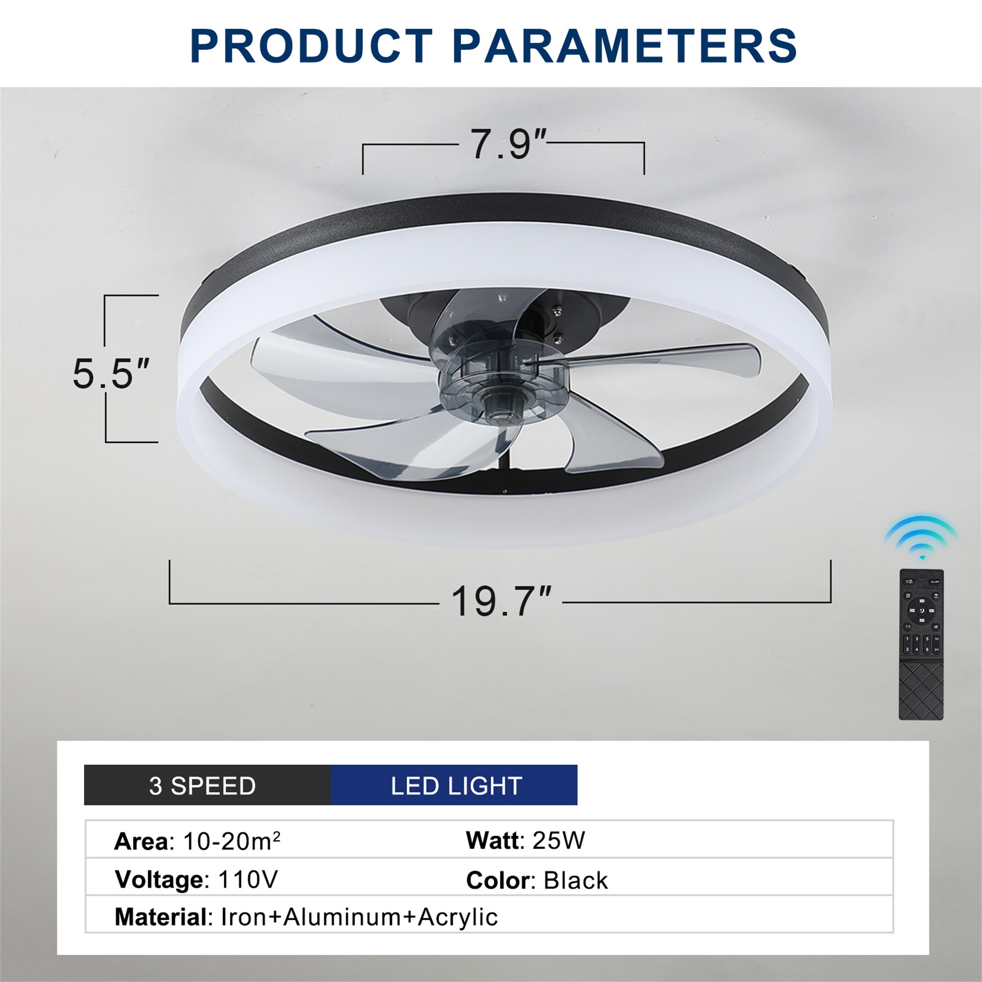 BABOOM BOM-IL44ORDHS Ceiling-Fans - View #4