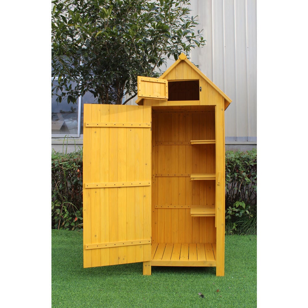 Hanover HANWS0102-YEL Wood-Storage-Buildings - View #6