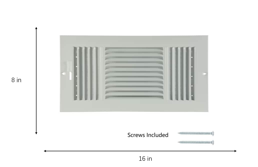 RELIABILT 5131608WH Sidewall-Ceiling-Registers - View #2