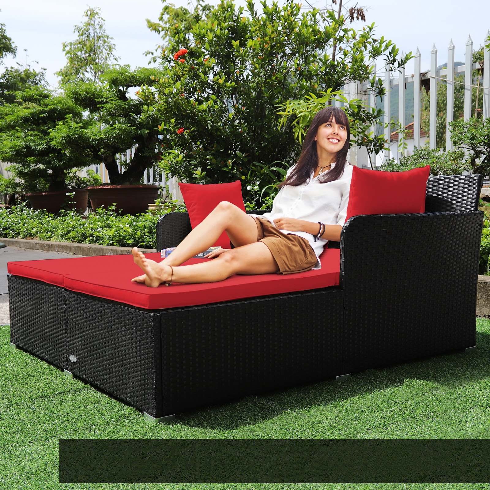 Costway HW67329RE Patio-Sofas-Daybeds - View #8