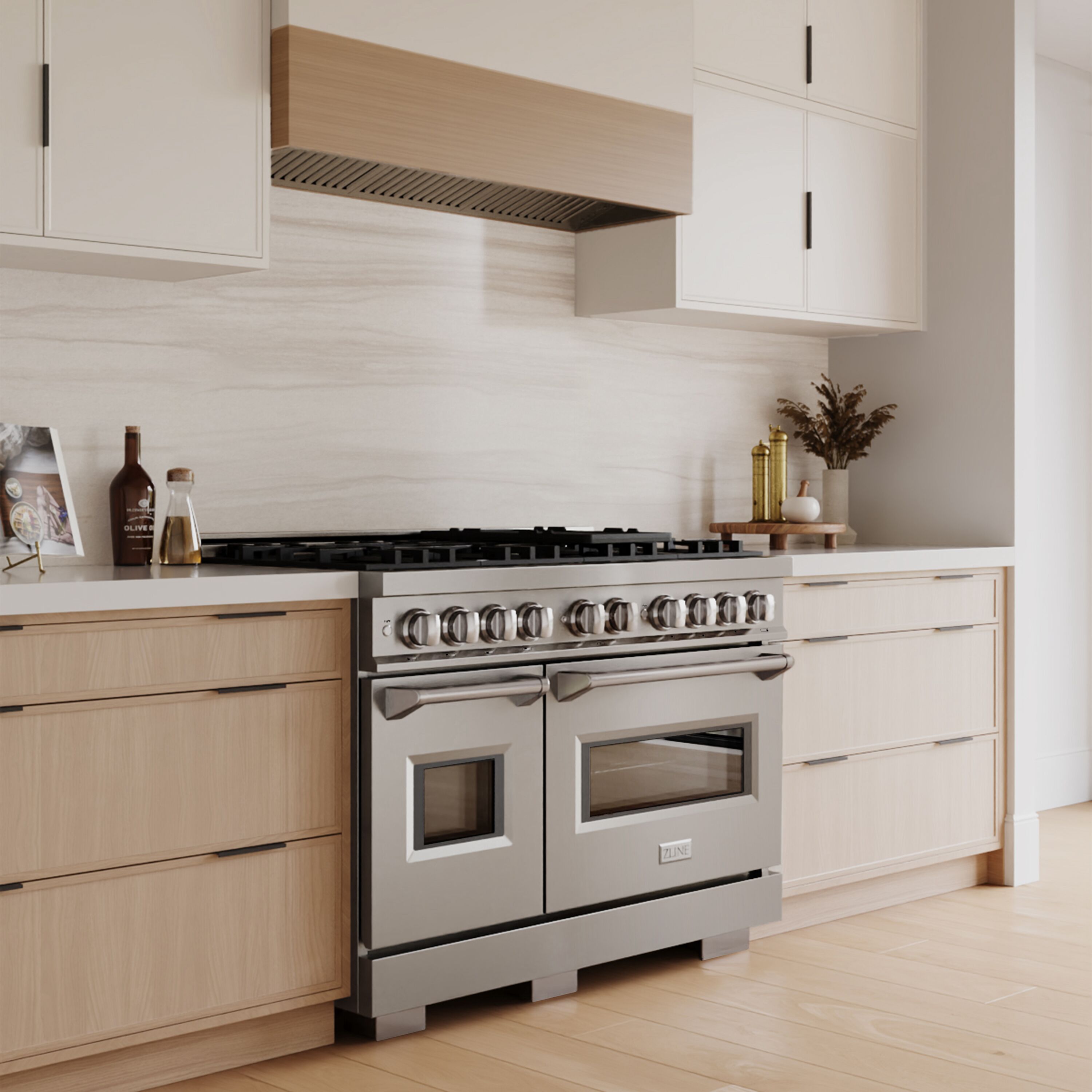 ZLINE KITCHEN & BATH CGR48 Double-Oven-Gas-Ranges - View #9