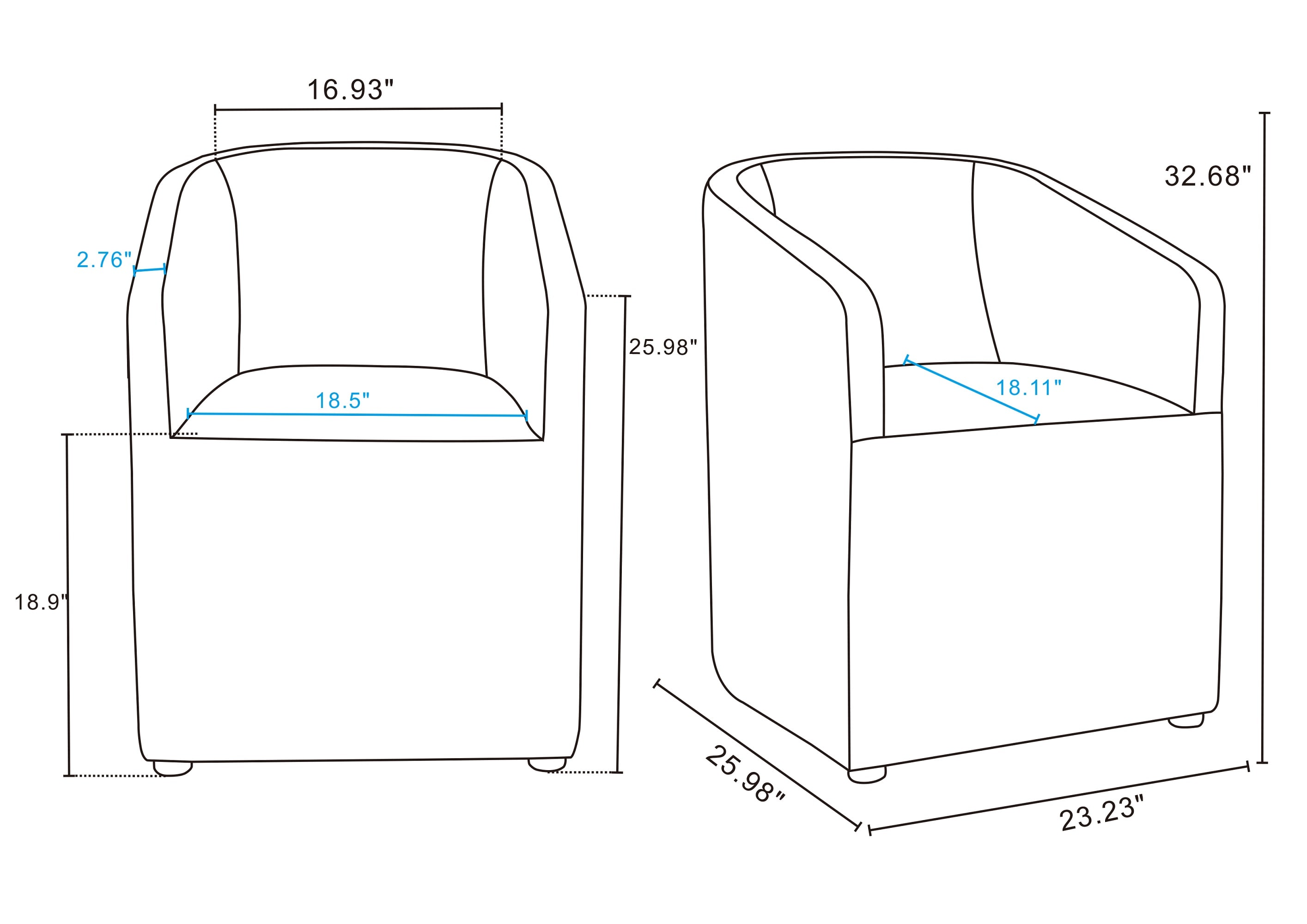 Manhattan Comfort 2-DC059AR-PE Dining-Chairs - View #3