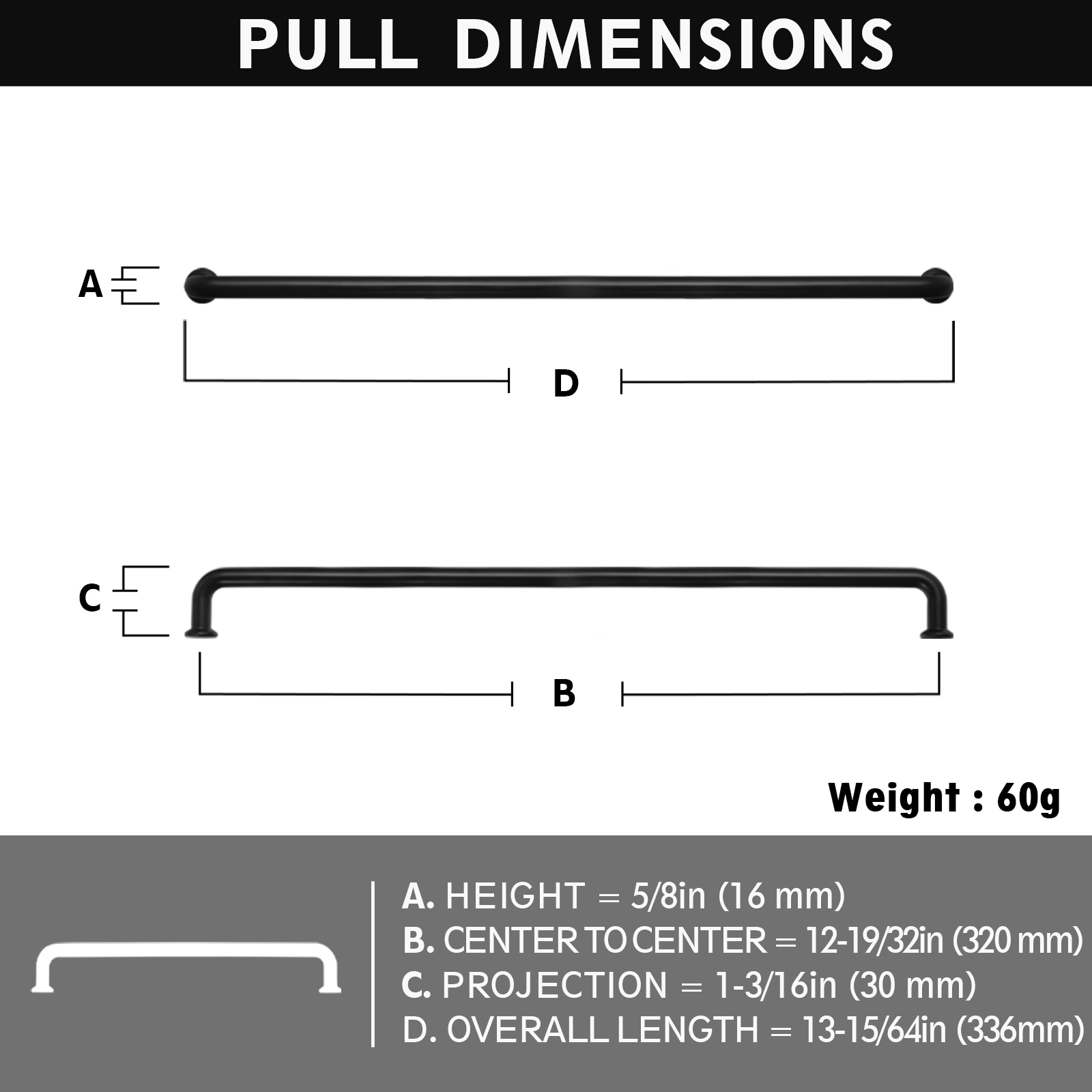 Miaokesen 9569B-320 Cabinet-Pulls - View #2