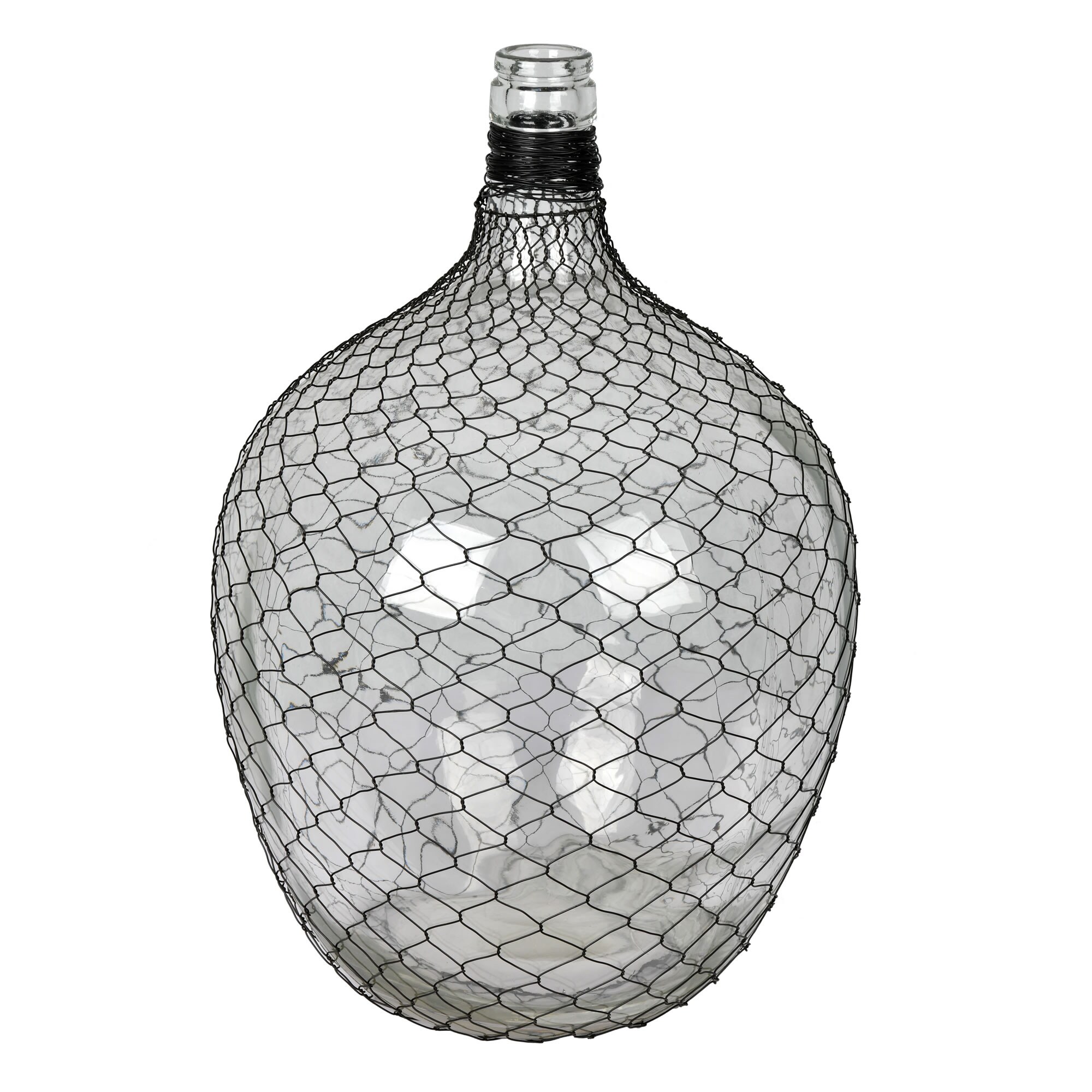 Vickerman FQ194320 Off-white Glass Casual Vase