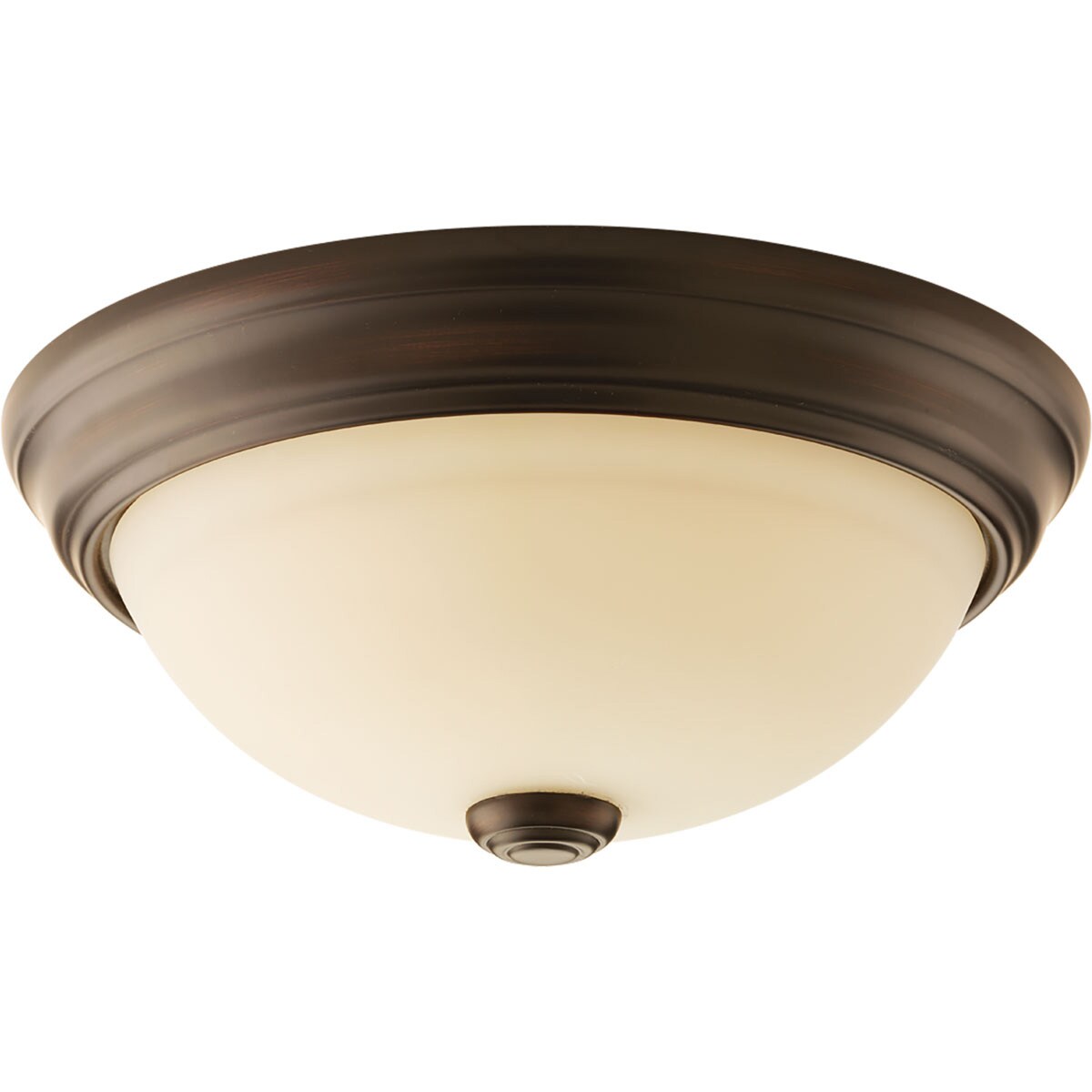Progress Lighting P3500-20 Spirit 1-Light 10.75-in Antique Bronze Flush Mount Light