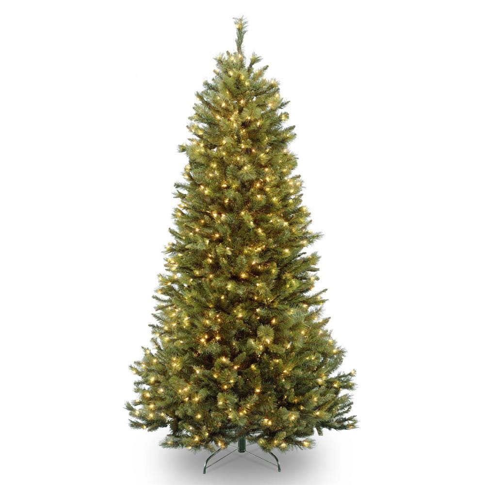 National Tree Company 7.5-ft Pre-lit Artificial Christmas Tree with ...